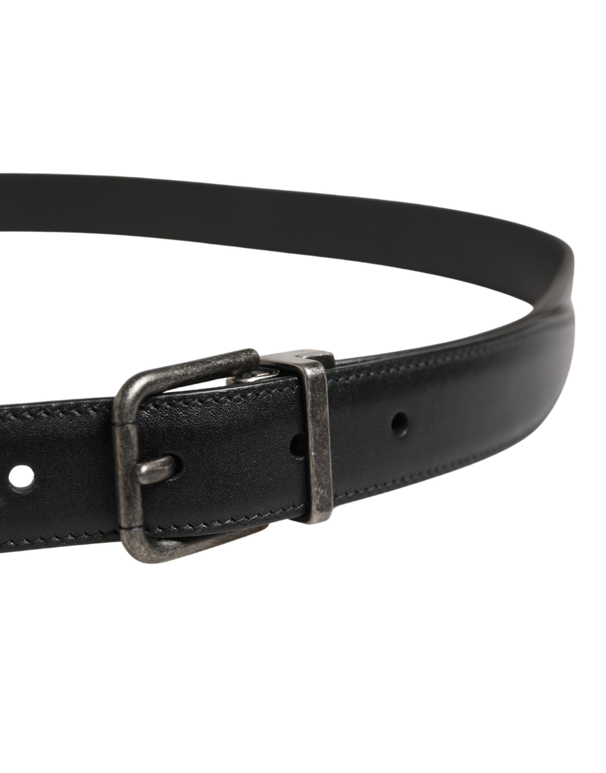 Men Classic Leather Metal Buckle Men's Belt - Dolce & Gabbana - Modalova