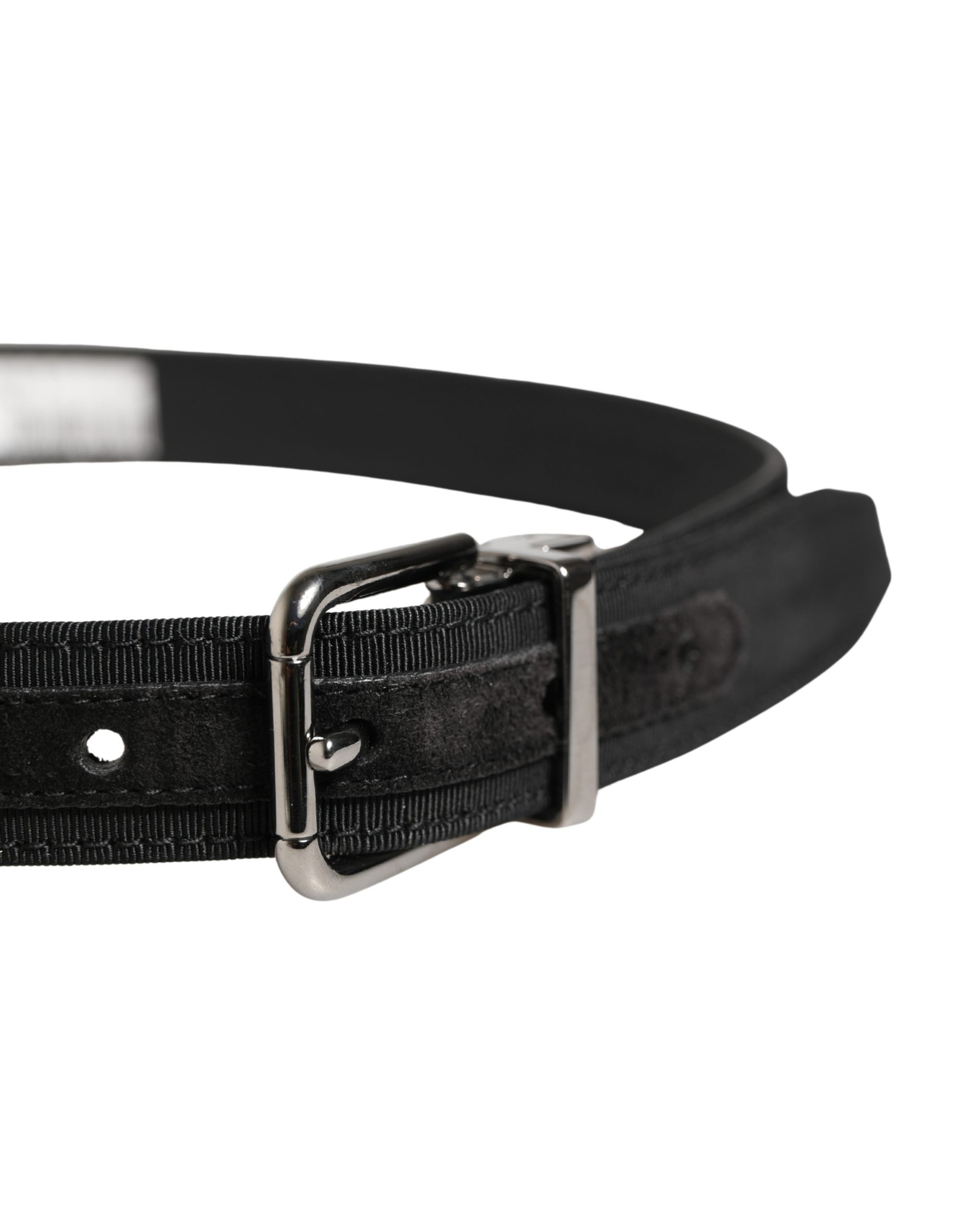 Men Viscose Leather Metal Buckle Men's Belt - Dolce & Gabbana - Modalova