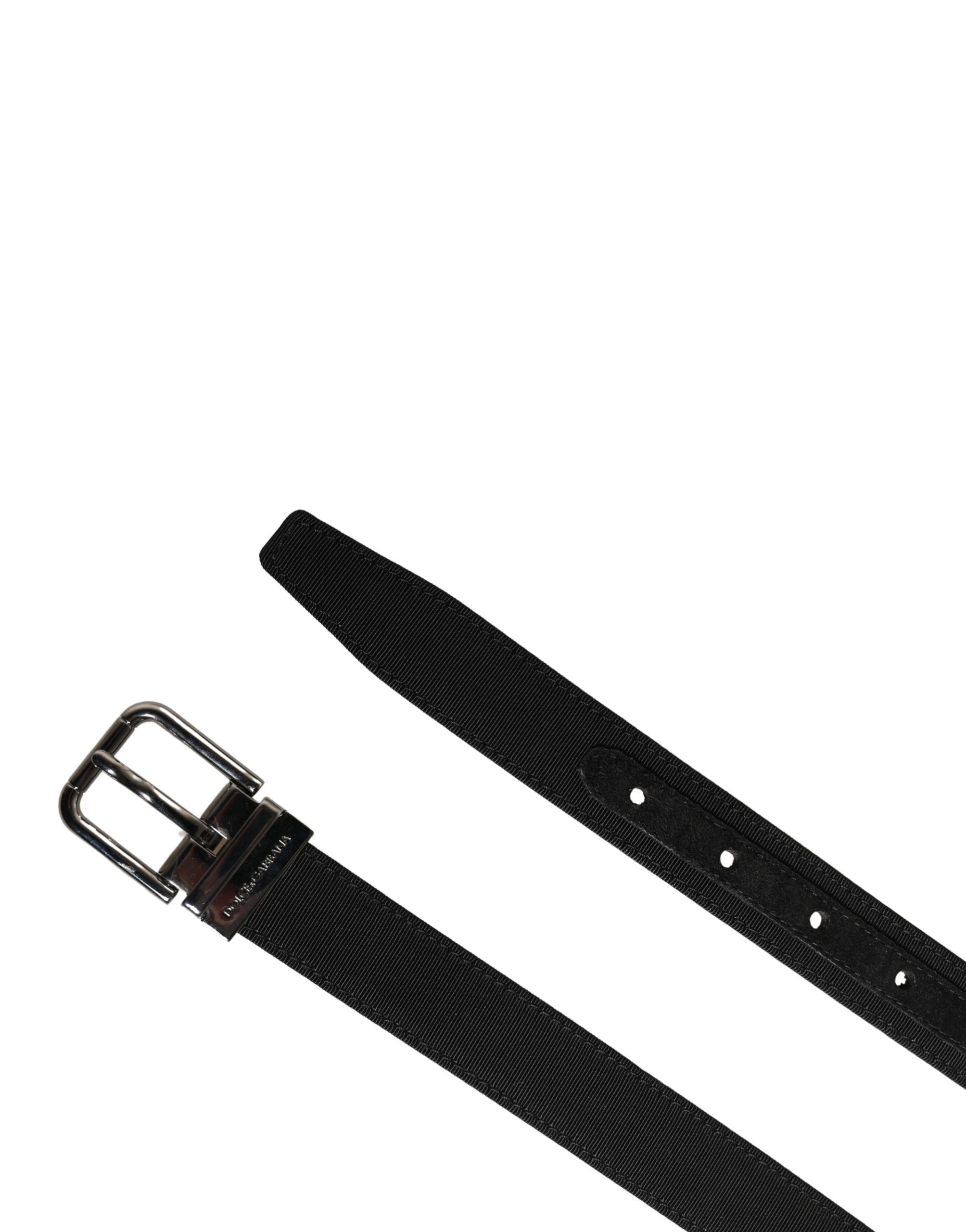 Men Viscose Leather Metal Buckle Men's Belt - Dolce & Gabbana - Modalova