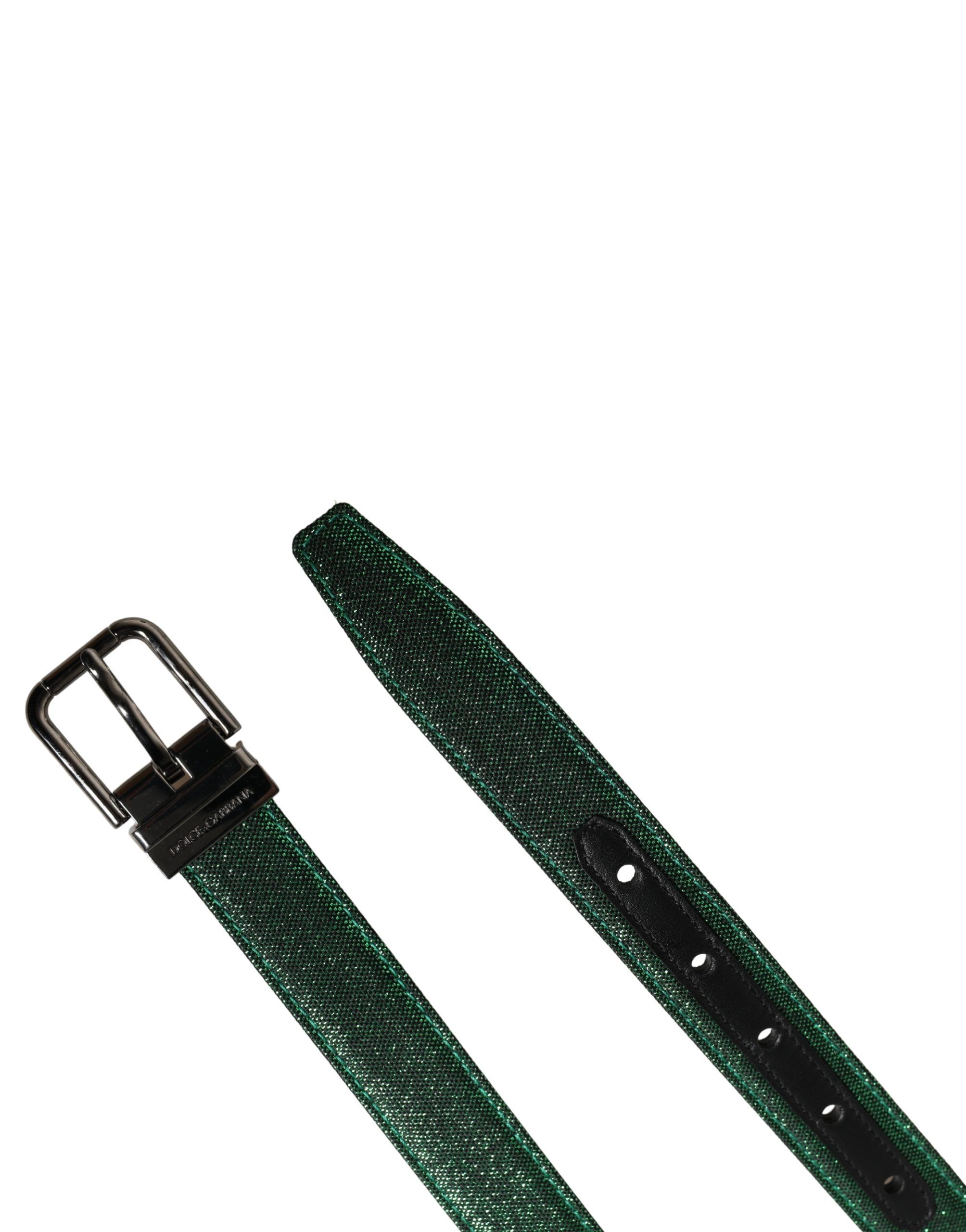 Men Lurex Polyester Metal Buckle Men's Belt - Dolce & Gabbana - Modalova