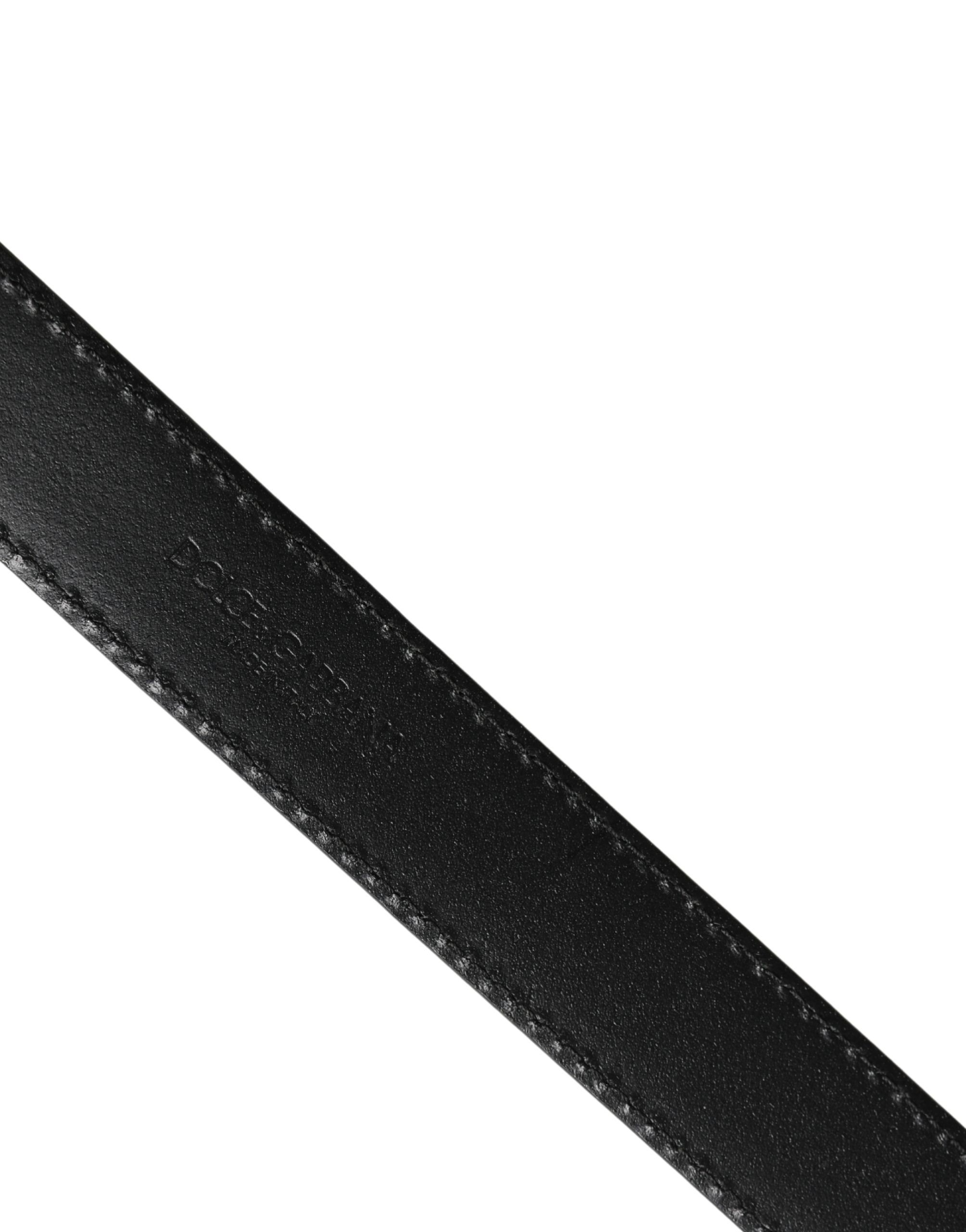 Men Classic Leather Square Buckle Men's Belt - Dolce & Gabbana - Modalova