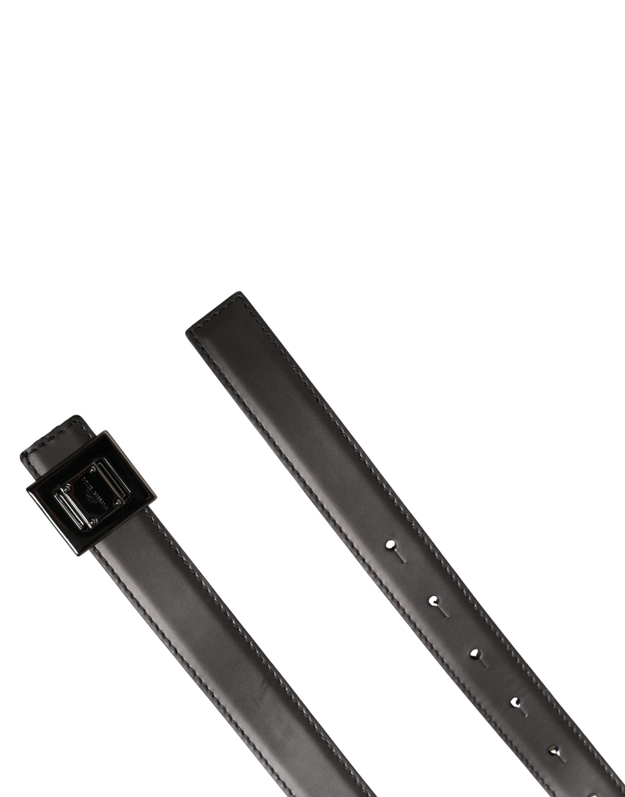 Men Classic Leather Square Buckle Men's Belt - Dolce & Gabbana - Modalova