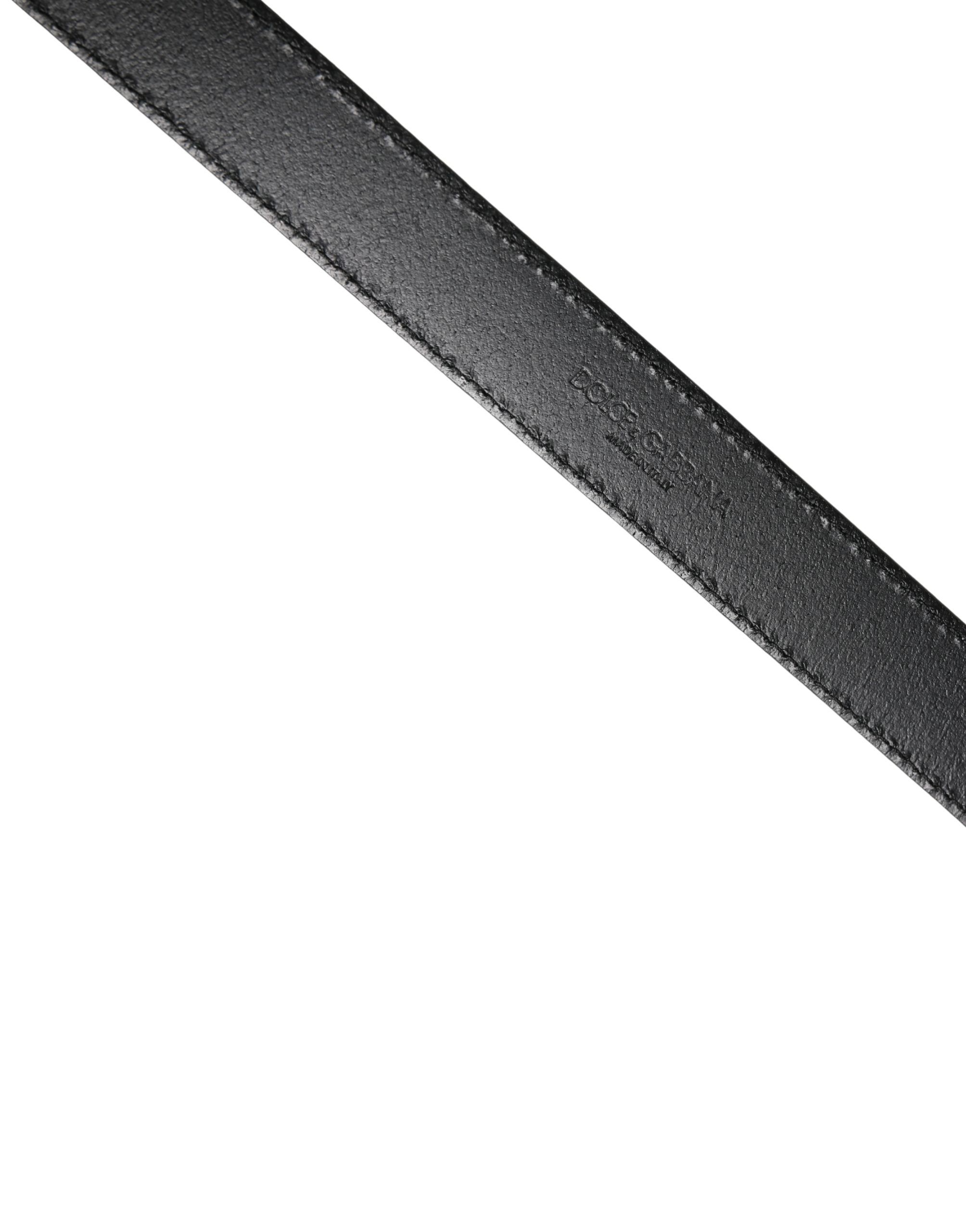 Men Classic Leather Square Buckle Men's Belt - Dolce & Gabbana - Modalova