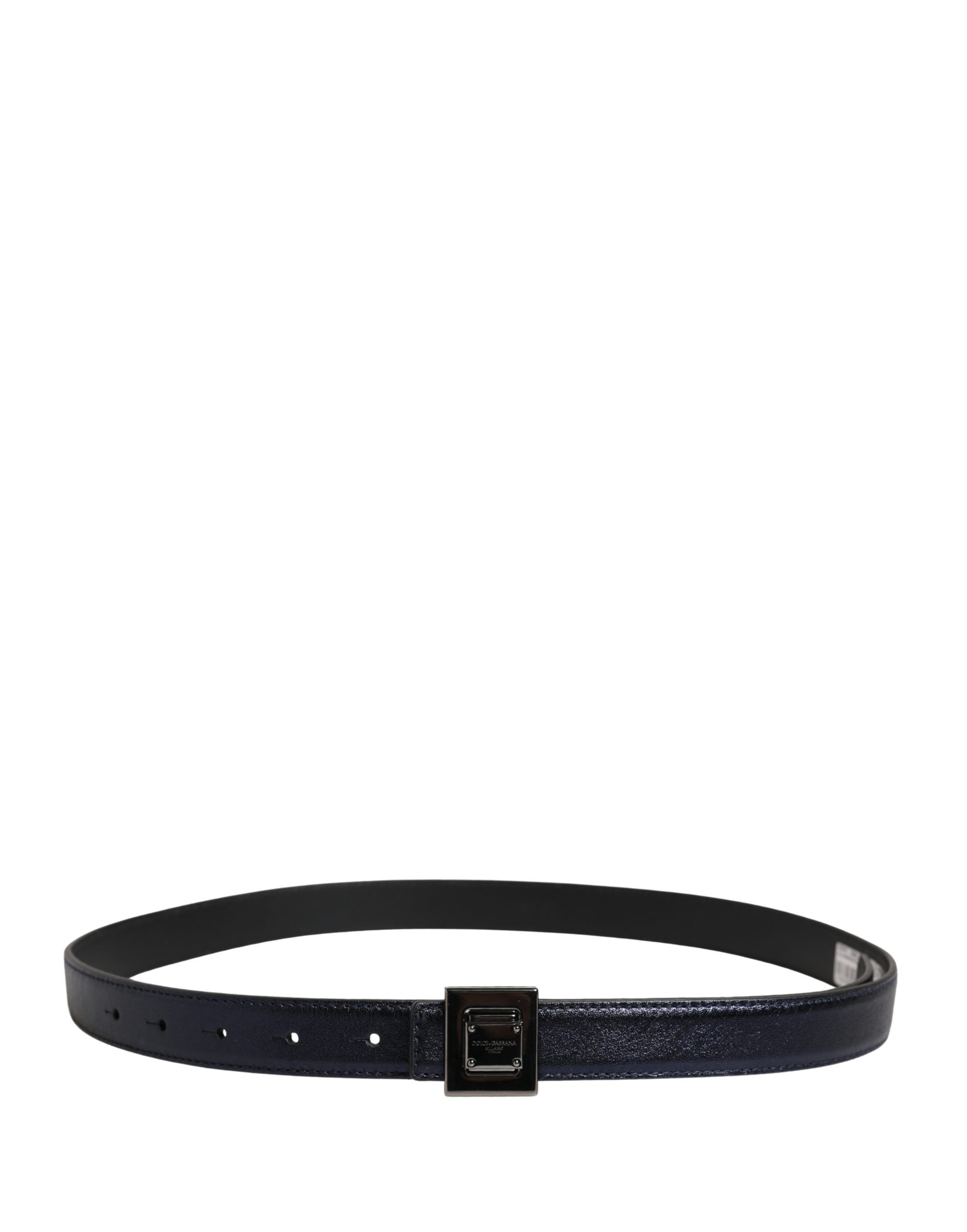 Men Classic Leather Square Buckle Men's Belt - Dolce & Gabbana - Modalova