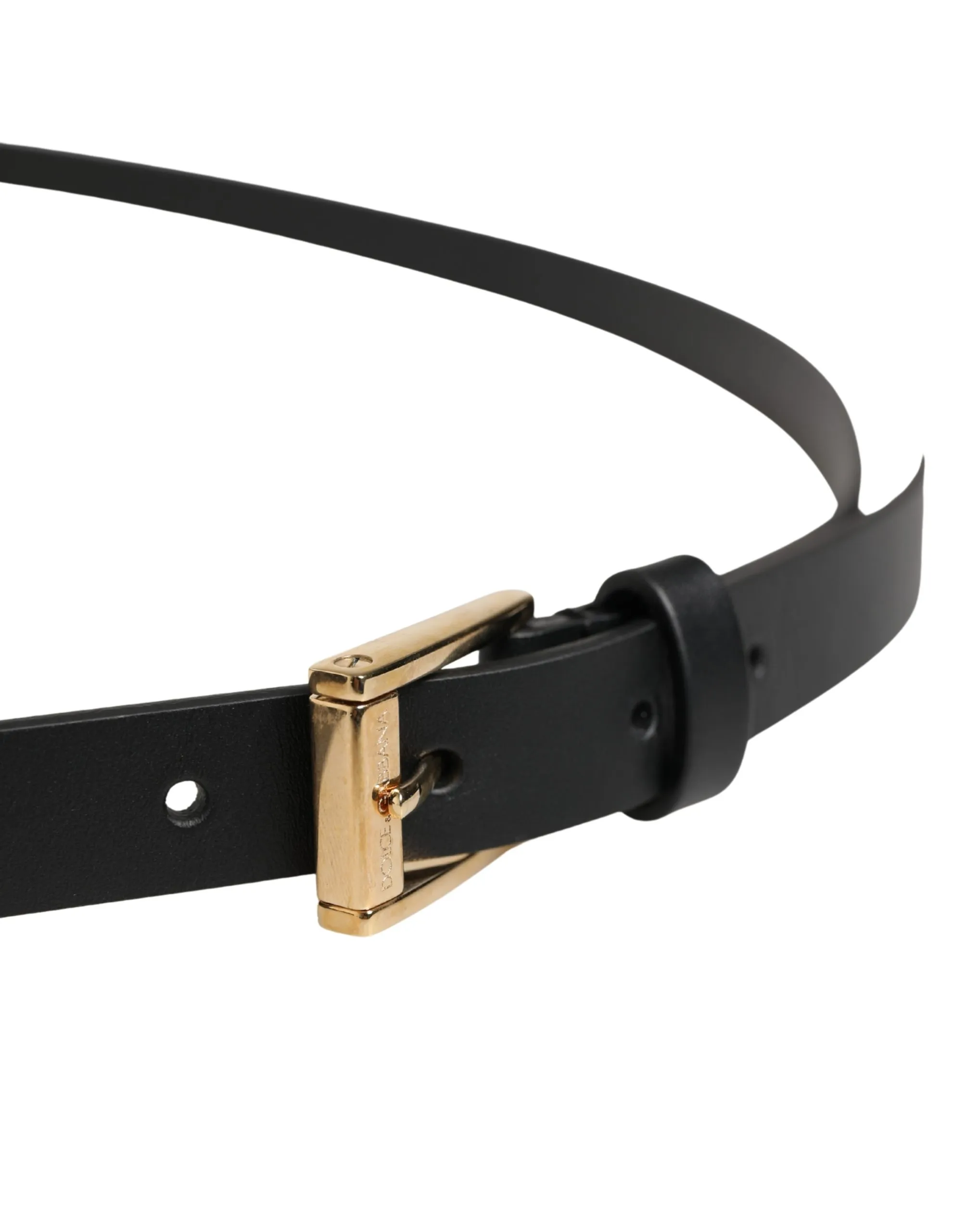 Men Leather Classic Metal Buckle Men's Belt - Dolce & Gabbana - Modalova