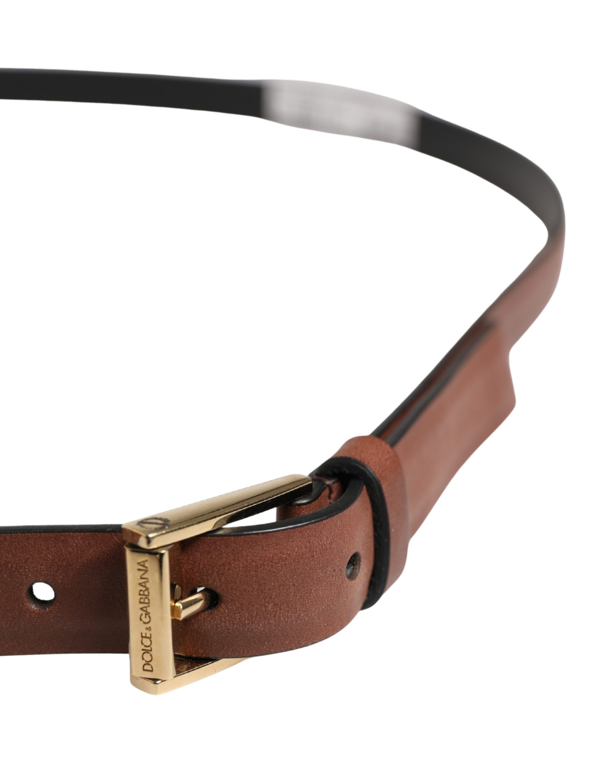 Men Leather Classic Metal Buckle Men's Belt - Dolce & Gabbana - Modalova