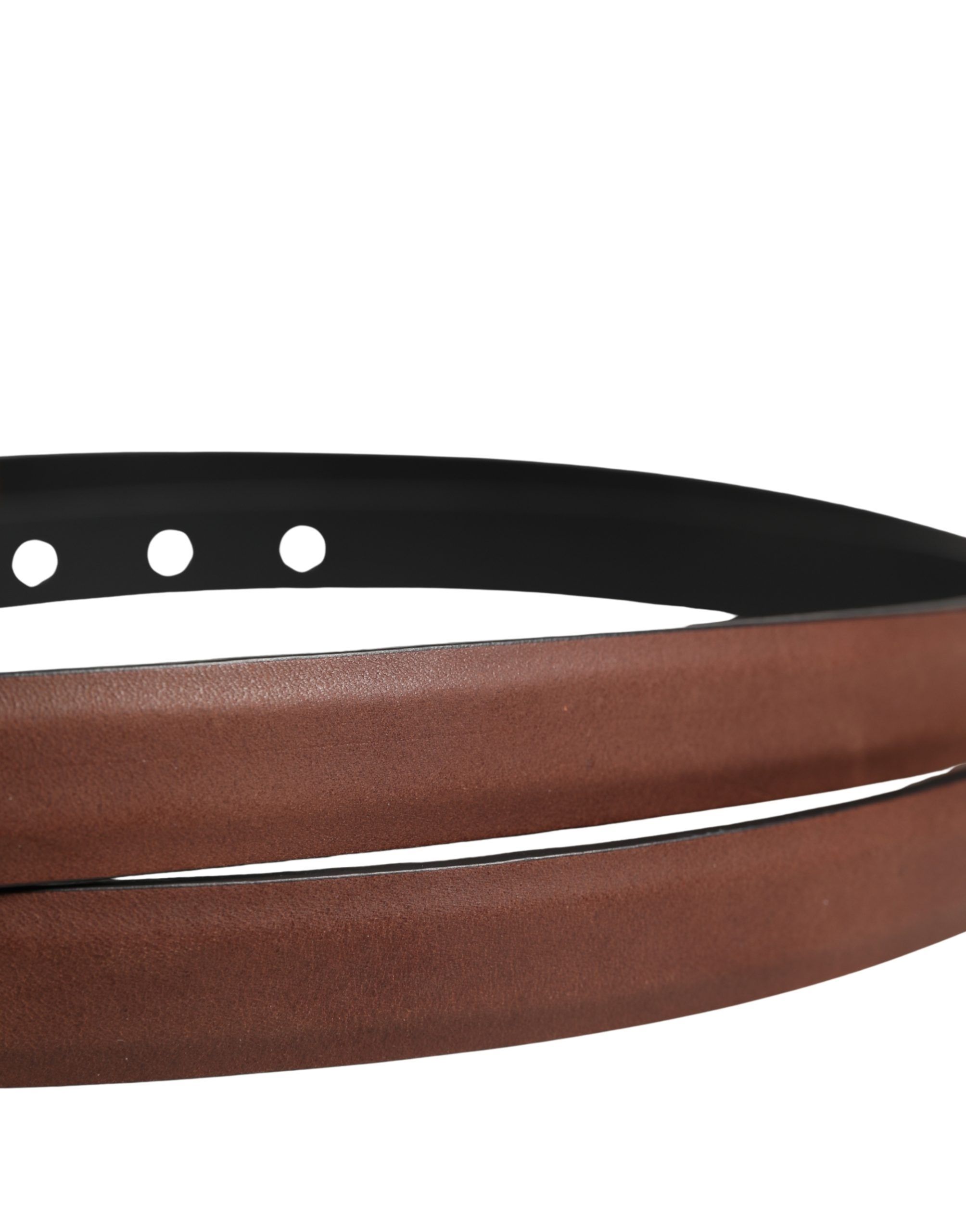 Men Leather Classic Metal Buckle Men's Belt - Dolce & Gabbana - Modalova