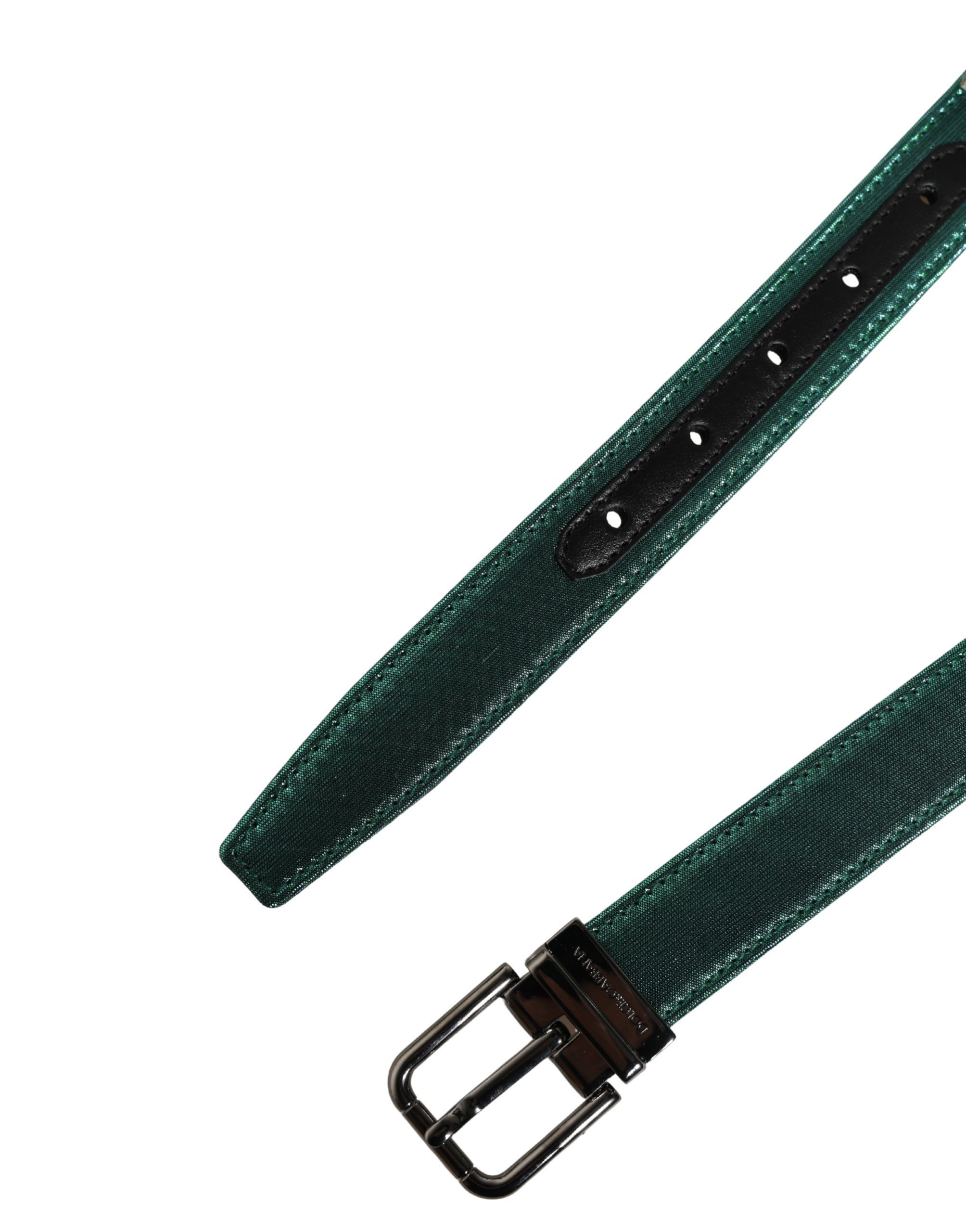 Men Lurex Polyester Metal Buckle Men's Belt - Dolce & Gabbana - Modalova