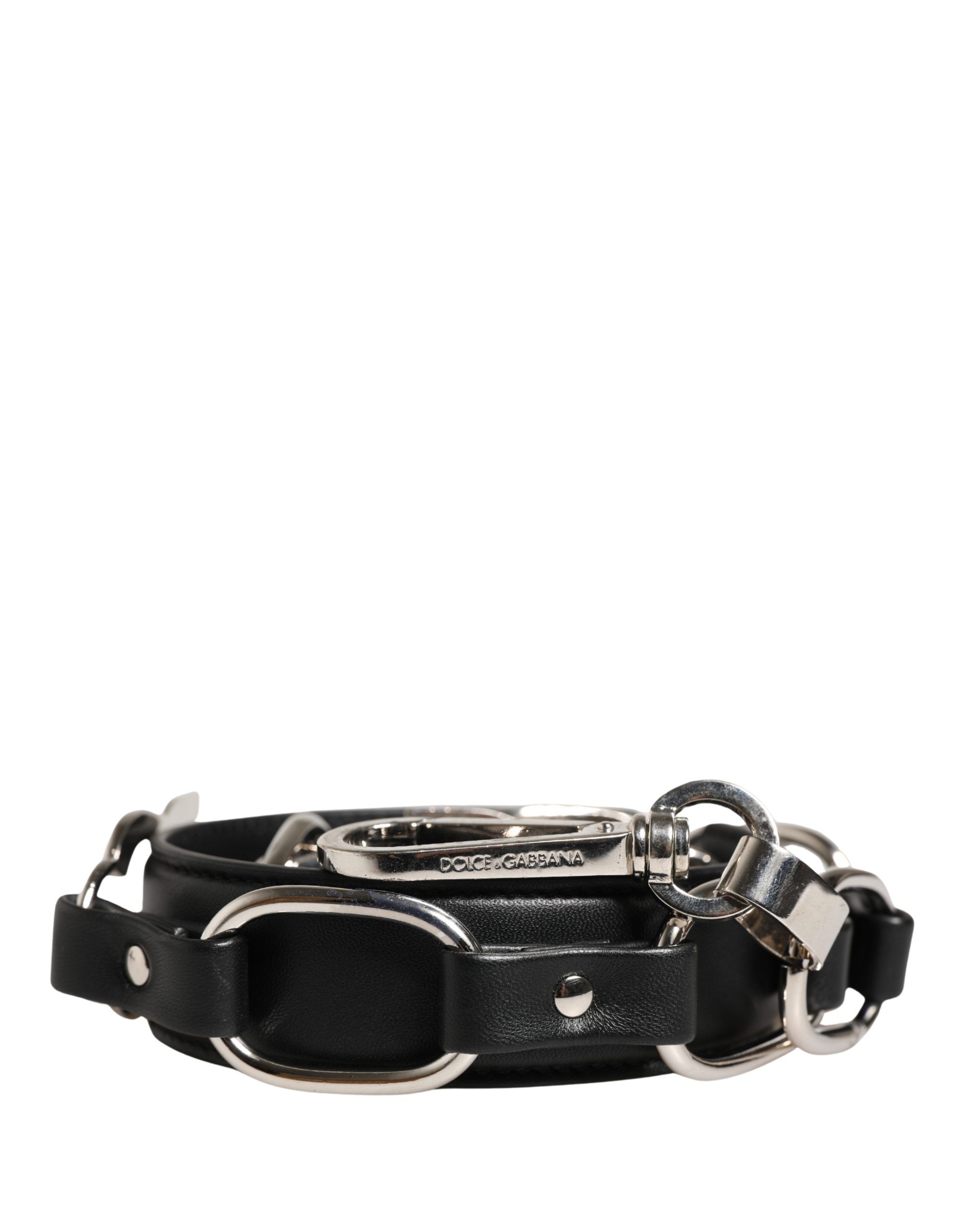 Leather Silver Chain Bag Accessory Shoulder Women's Strap - Dolce & Gabbana - Modalova