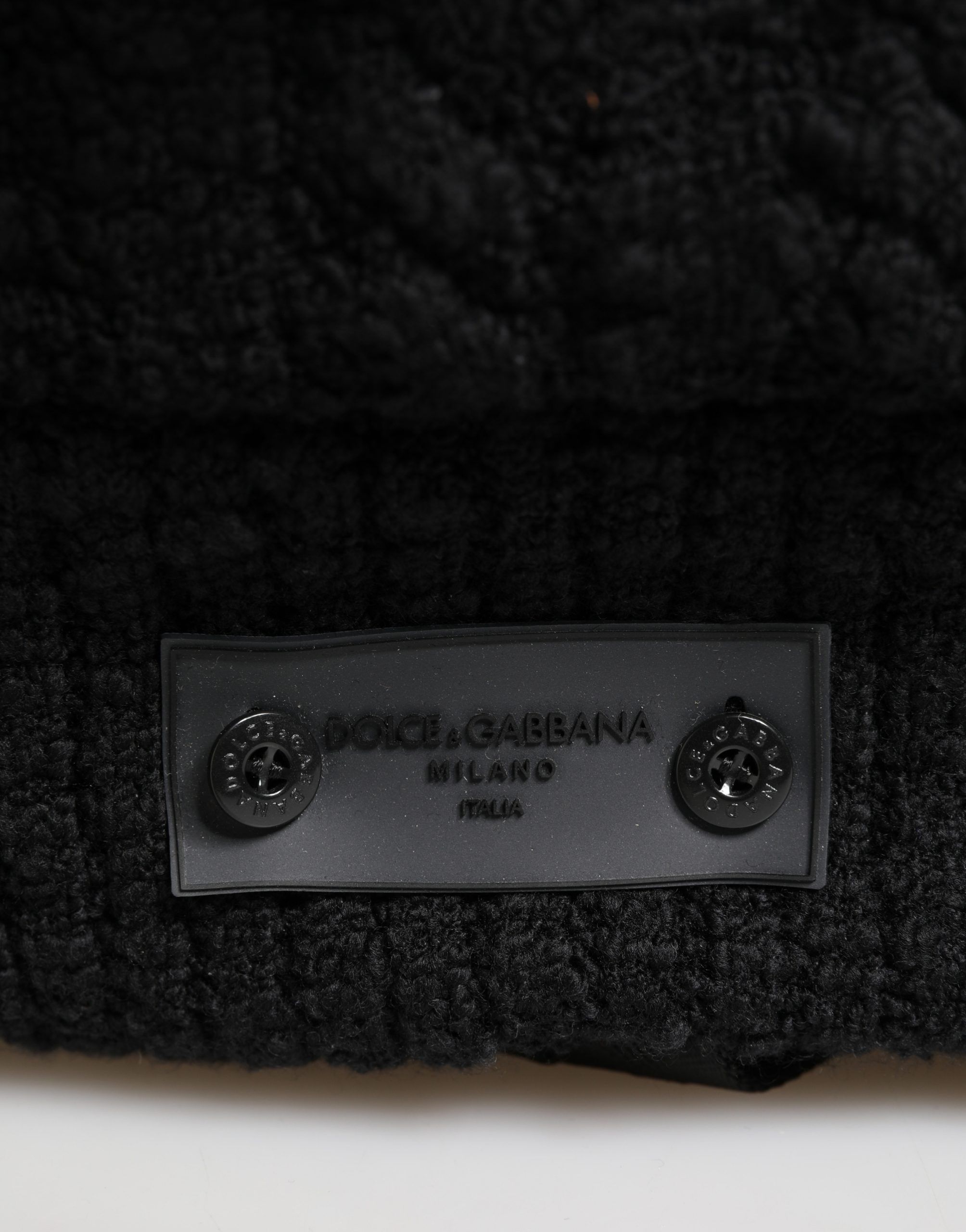 Tricot Wool Blend Duffel Backpack Travel Borse Men's Bag - Dolce & Gabbana - Modalova