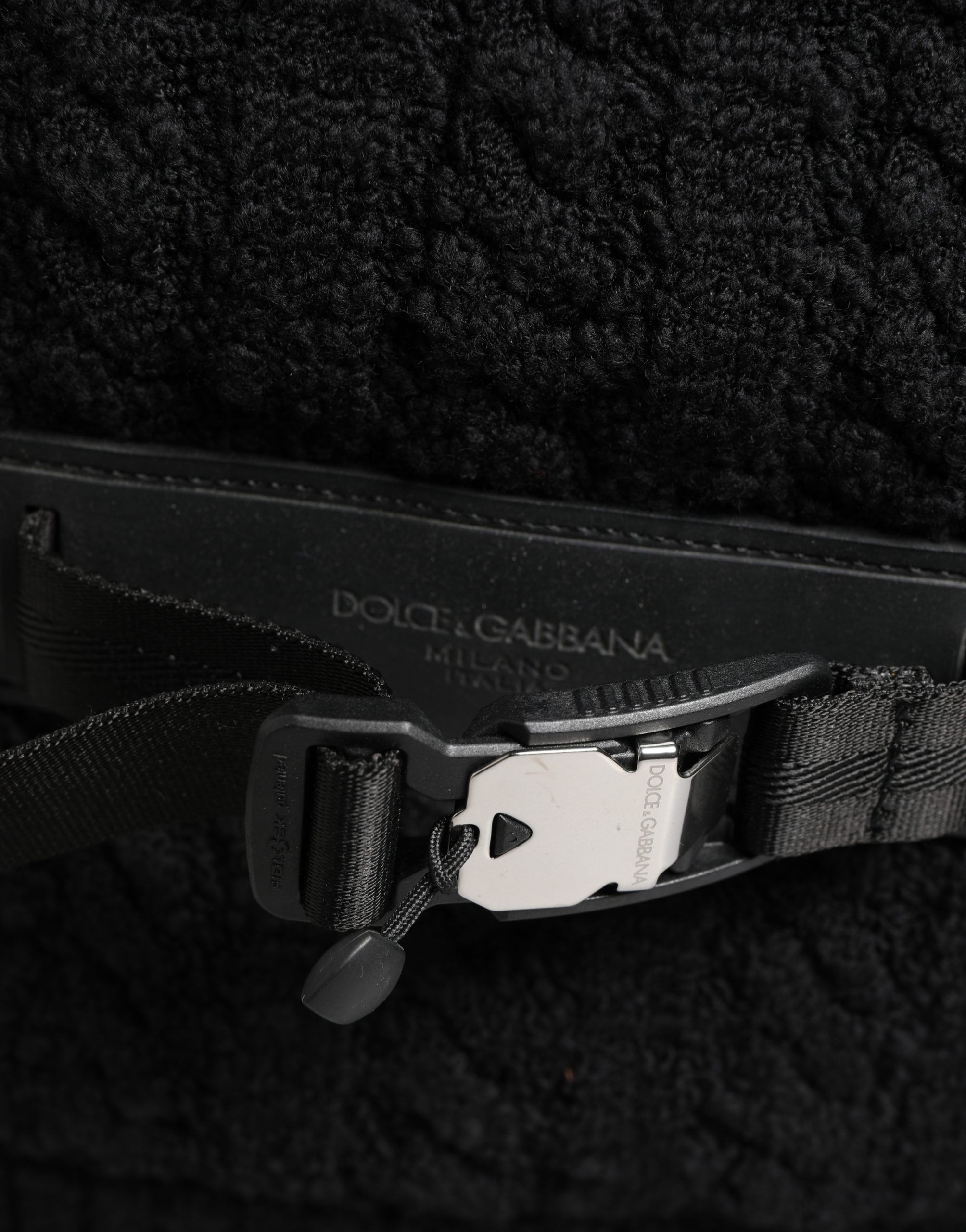 Tricot Wool Blend Duffel Backpack Travel Borse Men's Bag - Dolce & Gabbana - Modalova