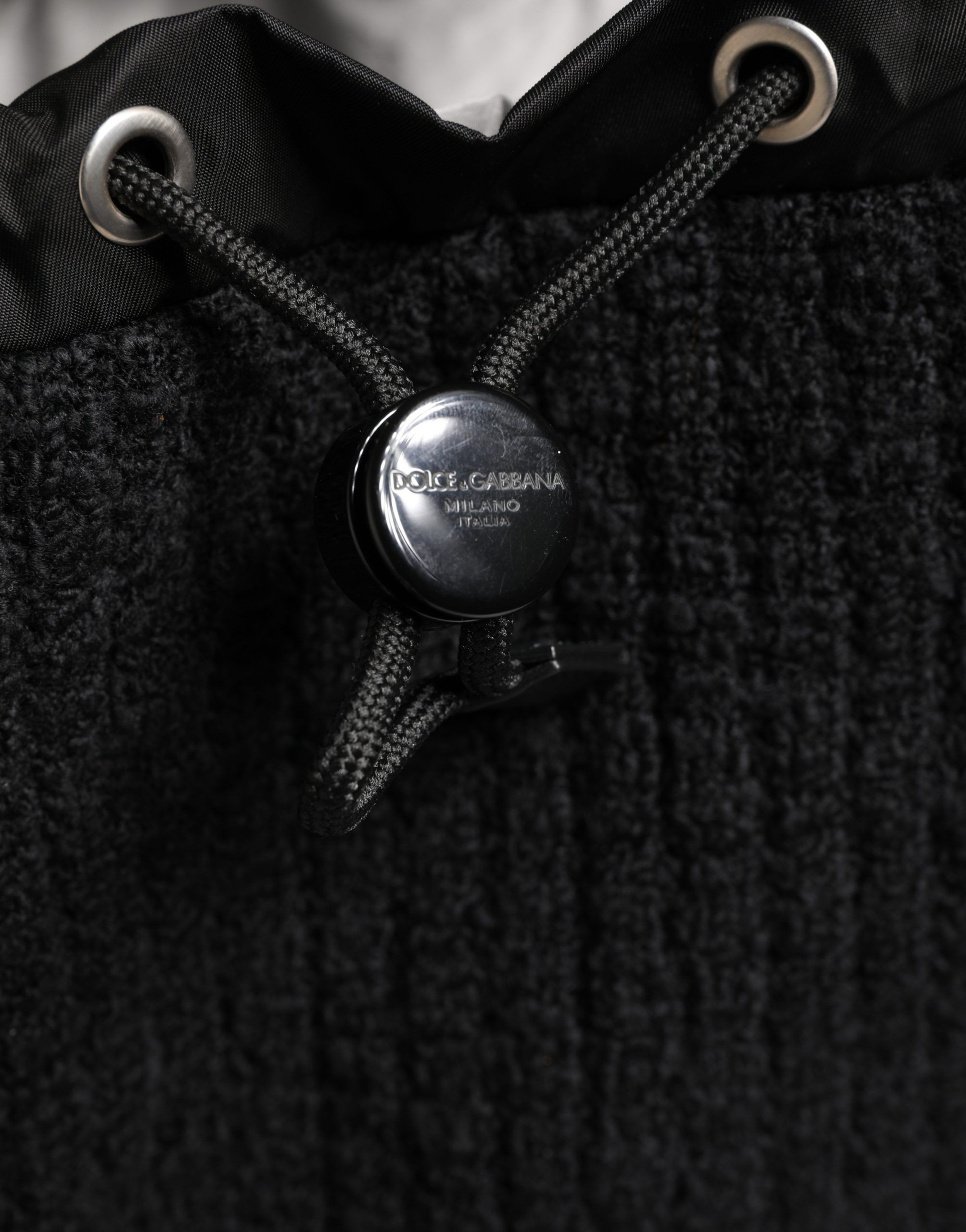 Tricot Wool Blend Duffel Backpack Travel Borse Men's Bag - Dolce & Gabbana - Modalova