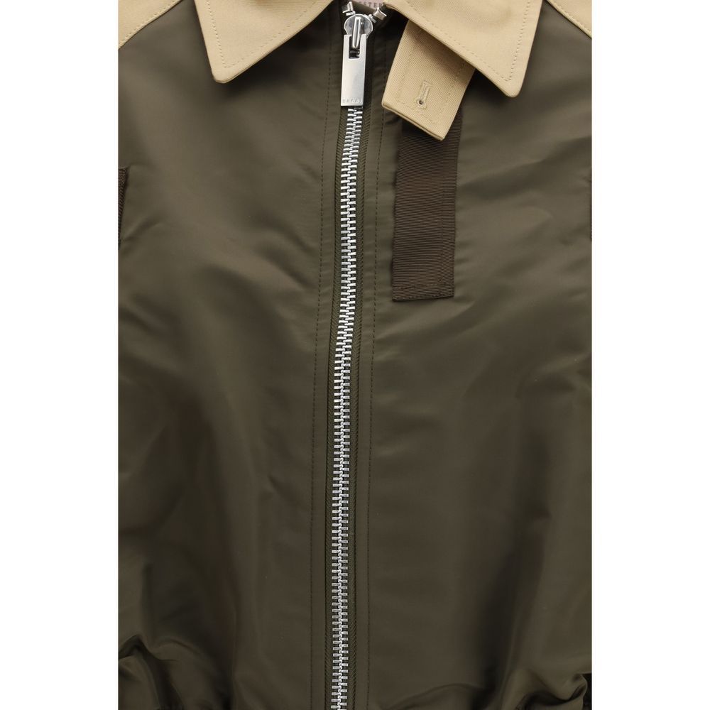 Sacai Bicolor Cotton Women's Bomber - Sacai - Modalova