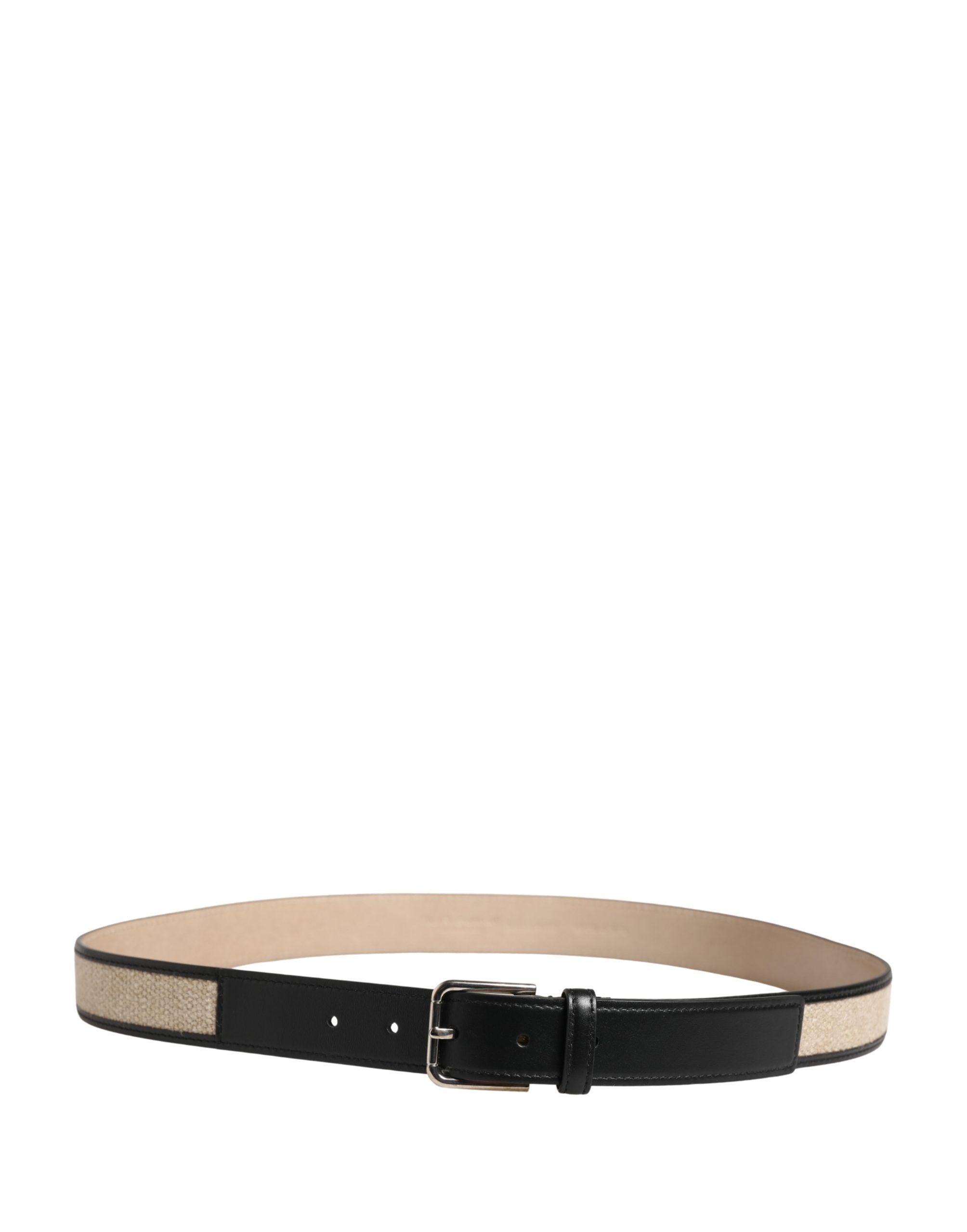 Men Woven Leather Metal Buckle Men's Belt - Dolce & Gabbana - Modalova