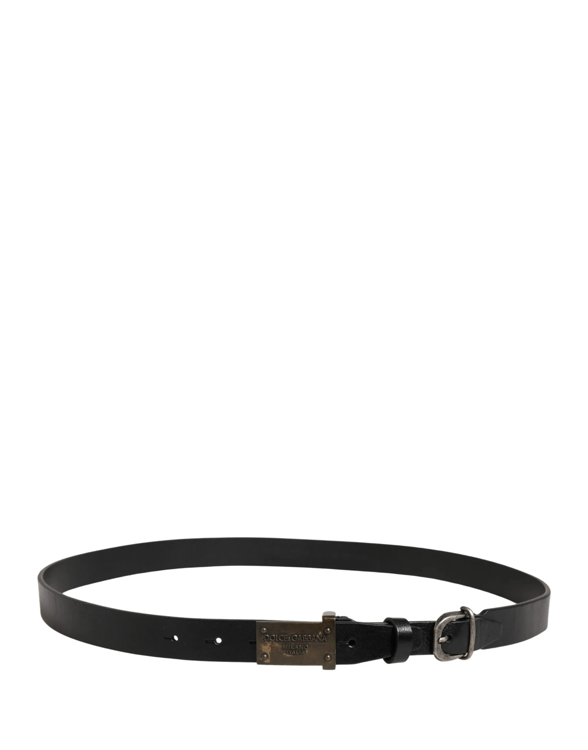 Men Classic Leather Logo Buckle Men's Belt (Pre-Owned) - Dolce & Gabbana - Modalova