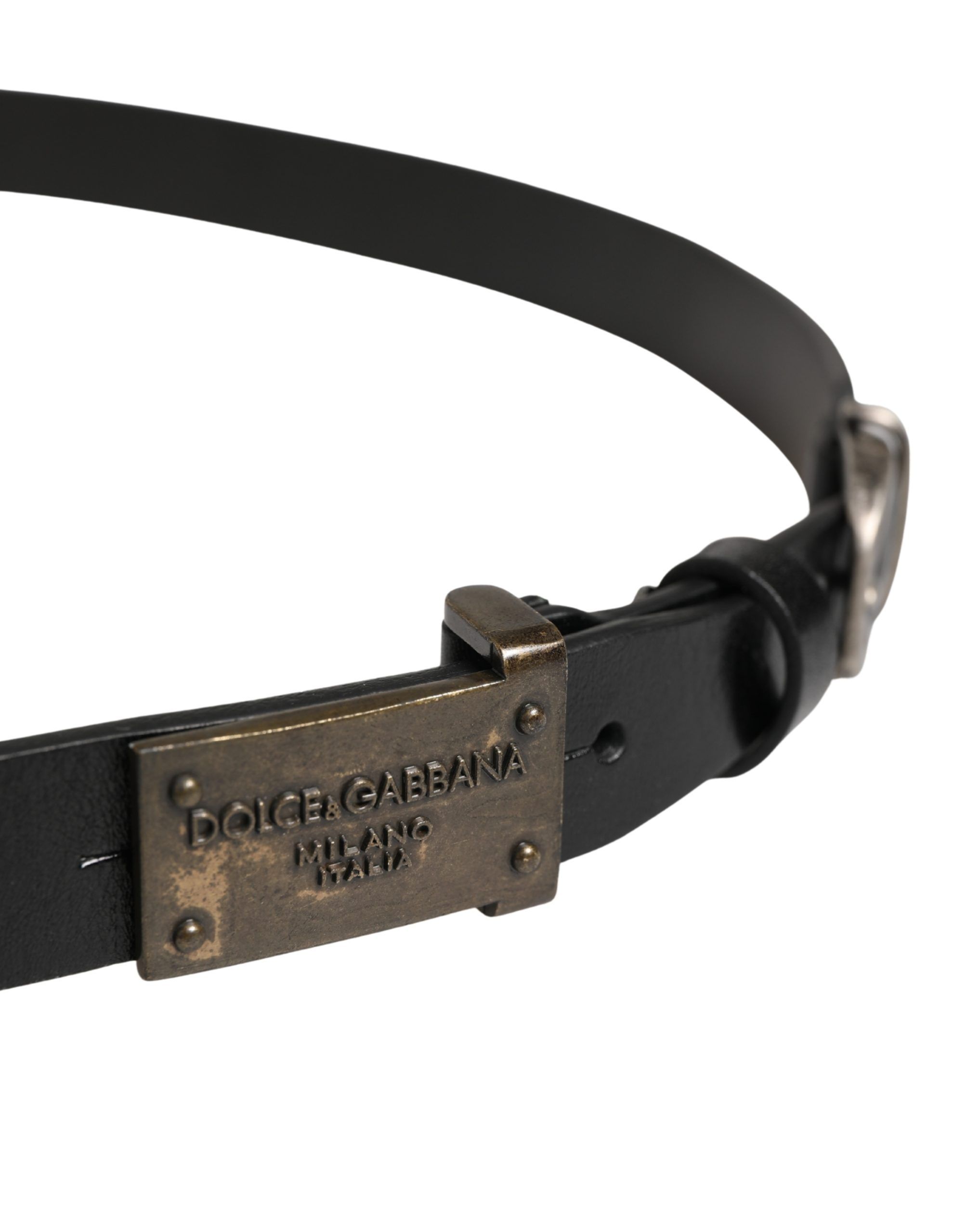 Men Classic Leather Logo Buckle Men's Belt (Pre-Owned) - Dolce & Gabbana - Modalova