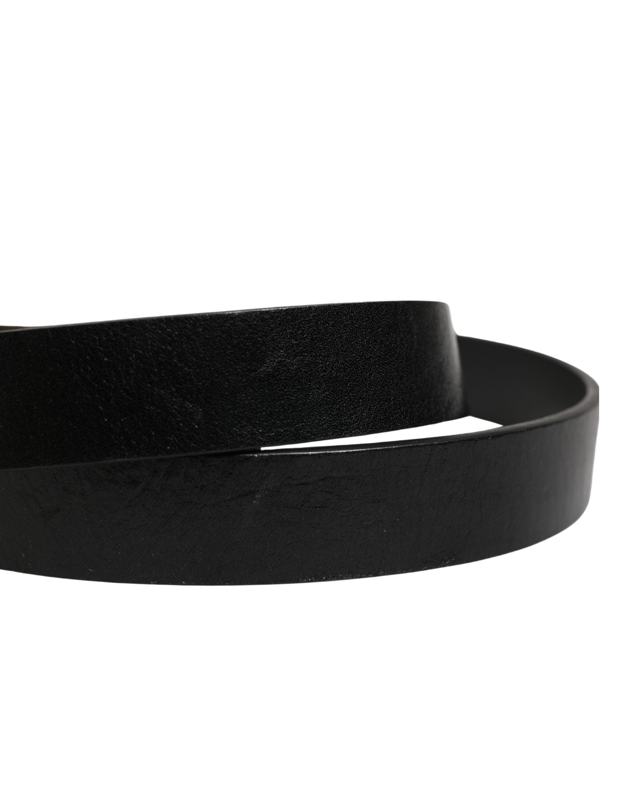 Men Classic Leather Logo Buckle Men's Belt - Dolce & Gabbana - Modalova