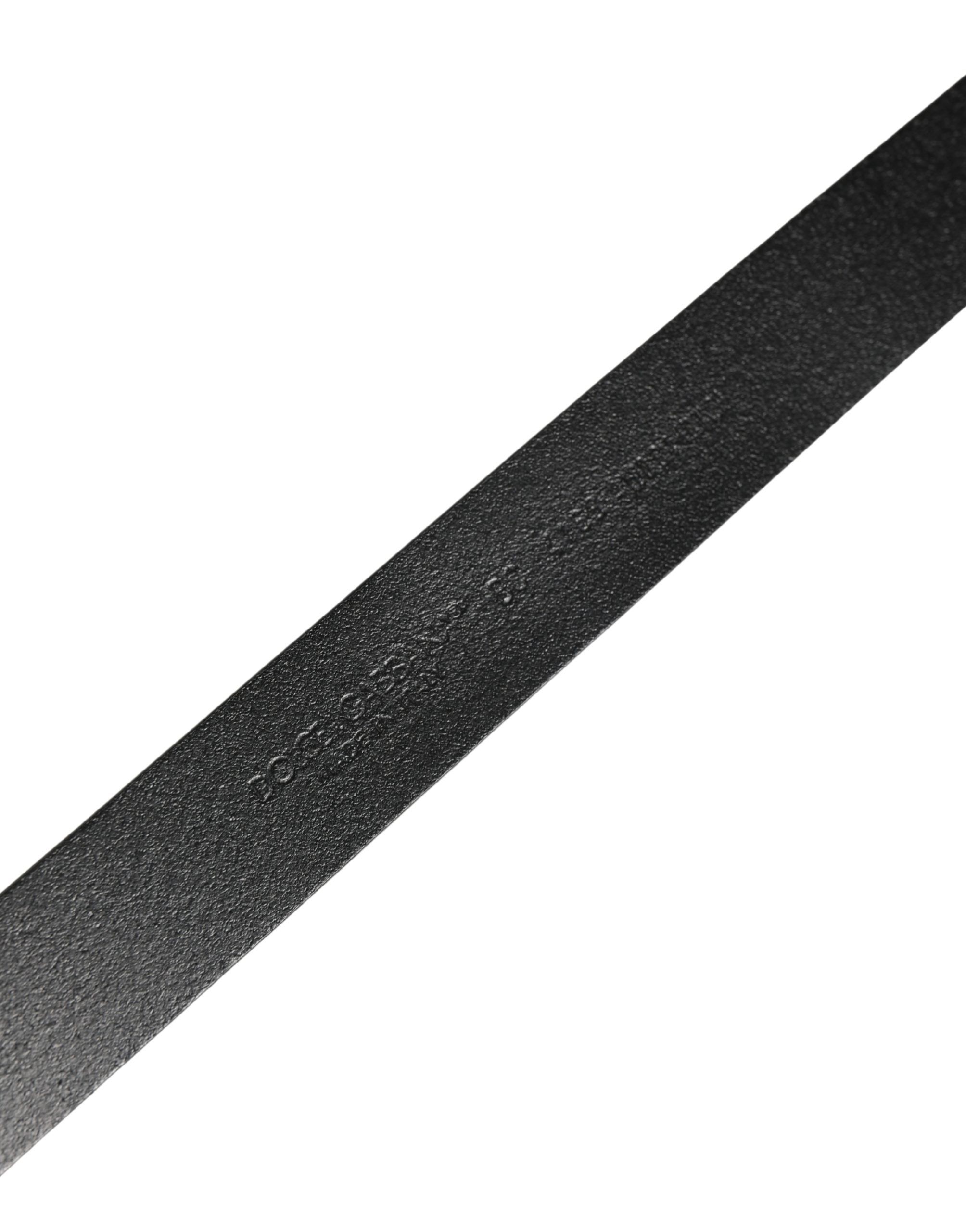 Men Classic Leather Logo Buckle Men's Belt - Dolce & Gabbana - Modalova