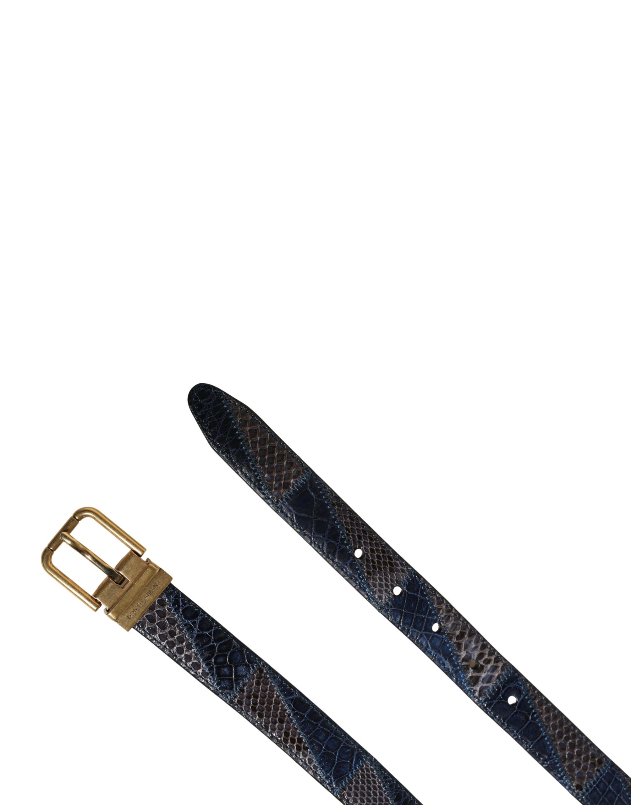 Men Leather Metal Buckle Men's Belt - Dolce & Gabbana - Modalova
