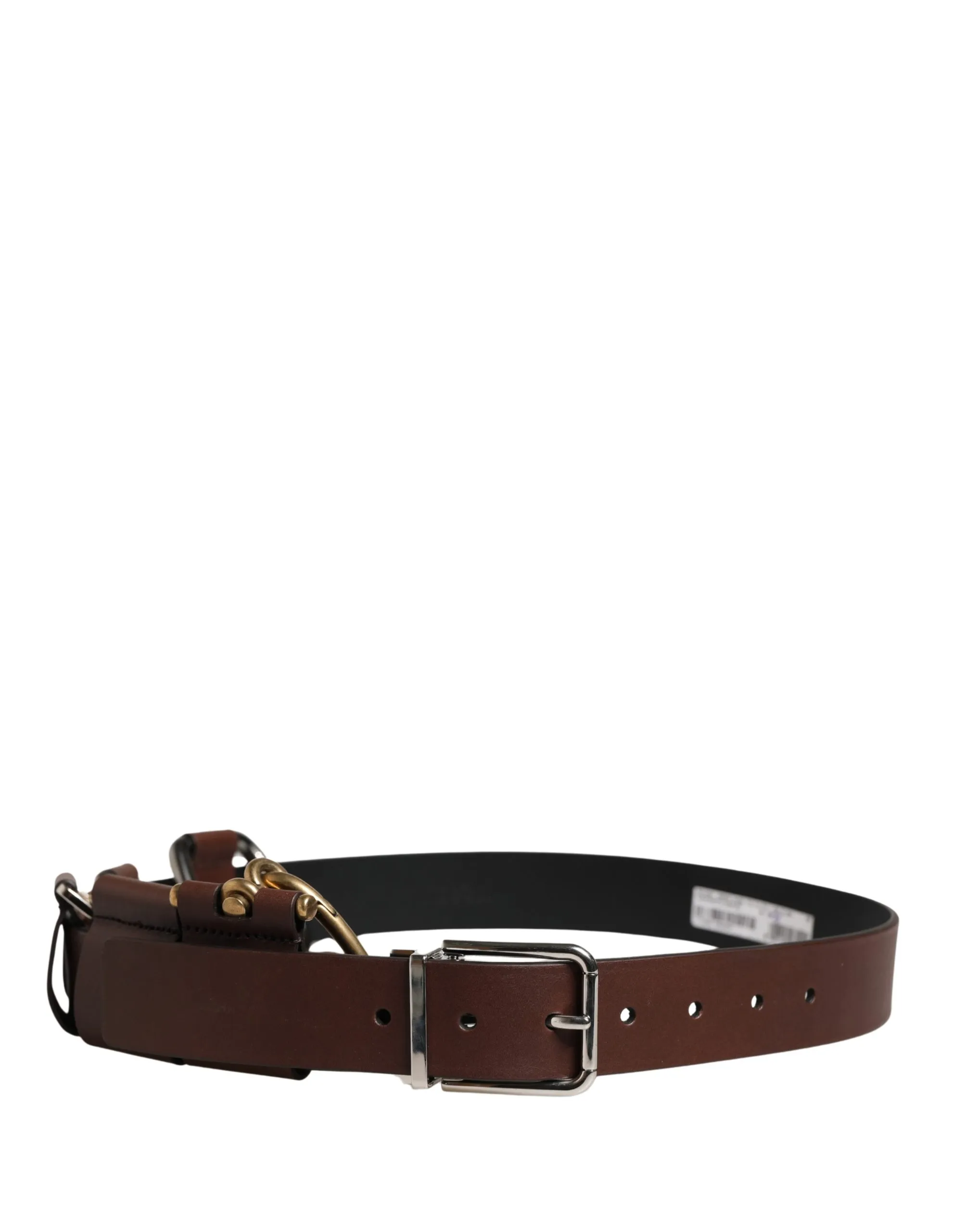 Men Classic Leather Metal Buckle Men's Belt (Pre-Owned) - Dolce & Gabbana - Modalova