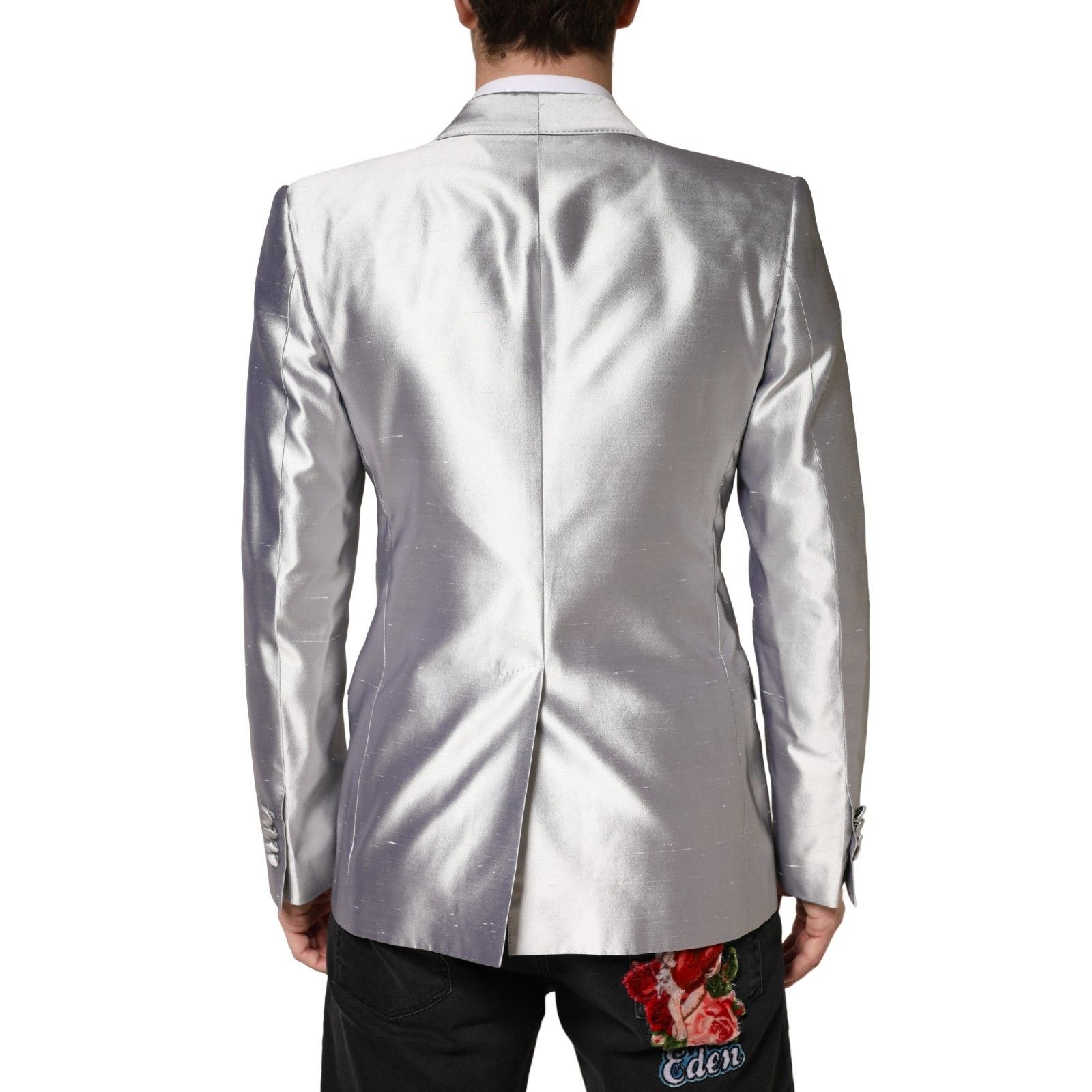 SICILIA Silk Double Breasted Men's Blazer - Dolce & Gabbana - Modalova