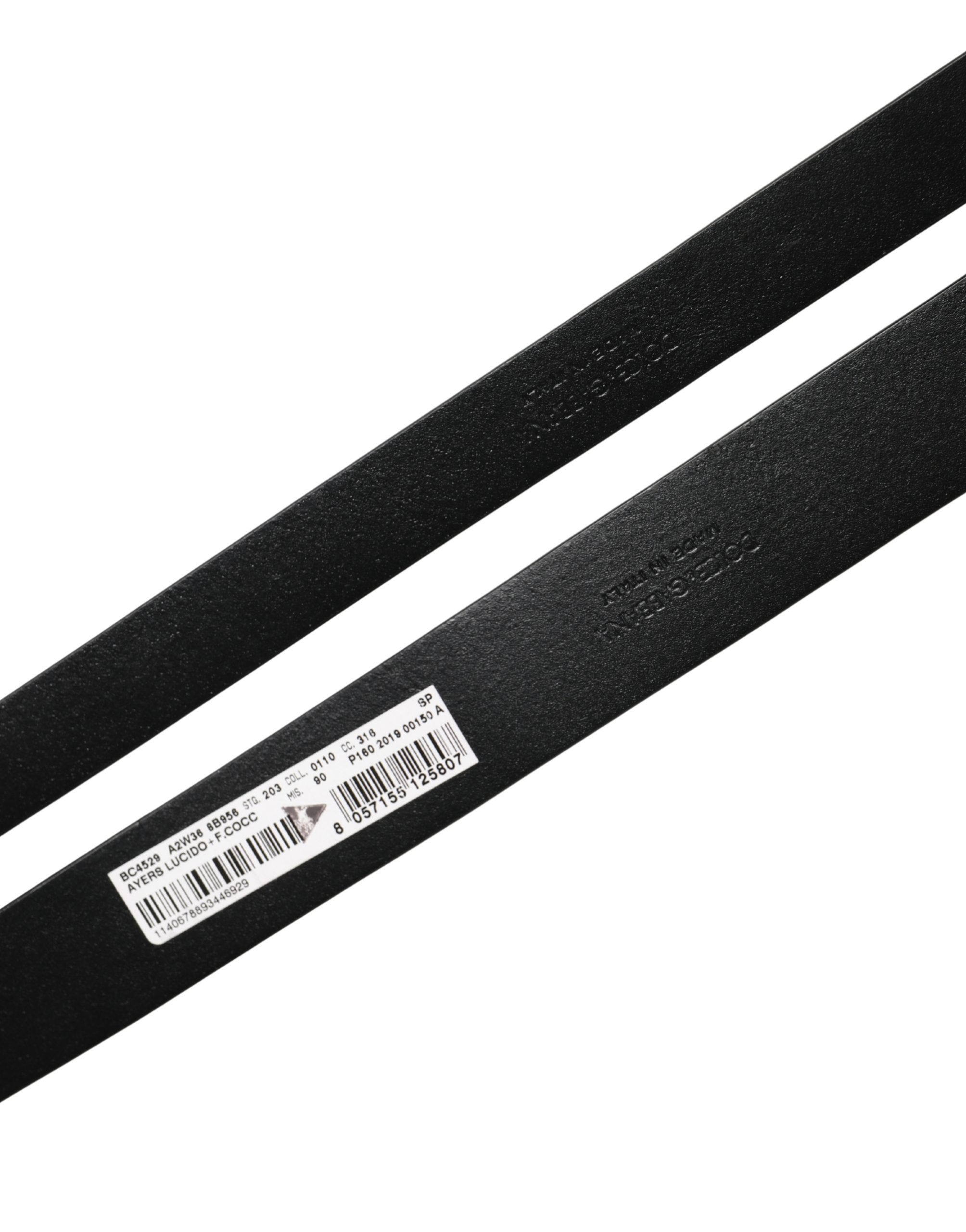 Men Exotic Leather Double Strap Men's Belt (Pre-Owned) - Dolce & Gabbana - Modalova