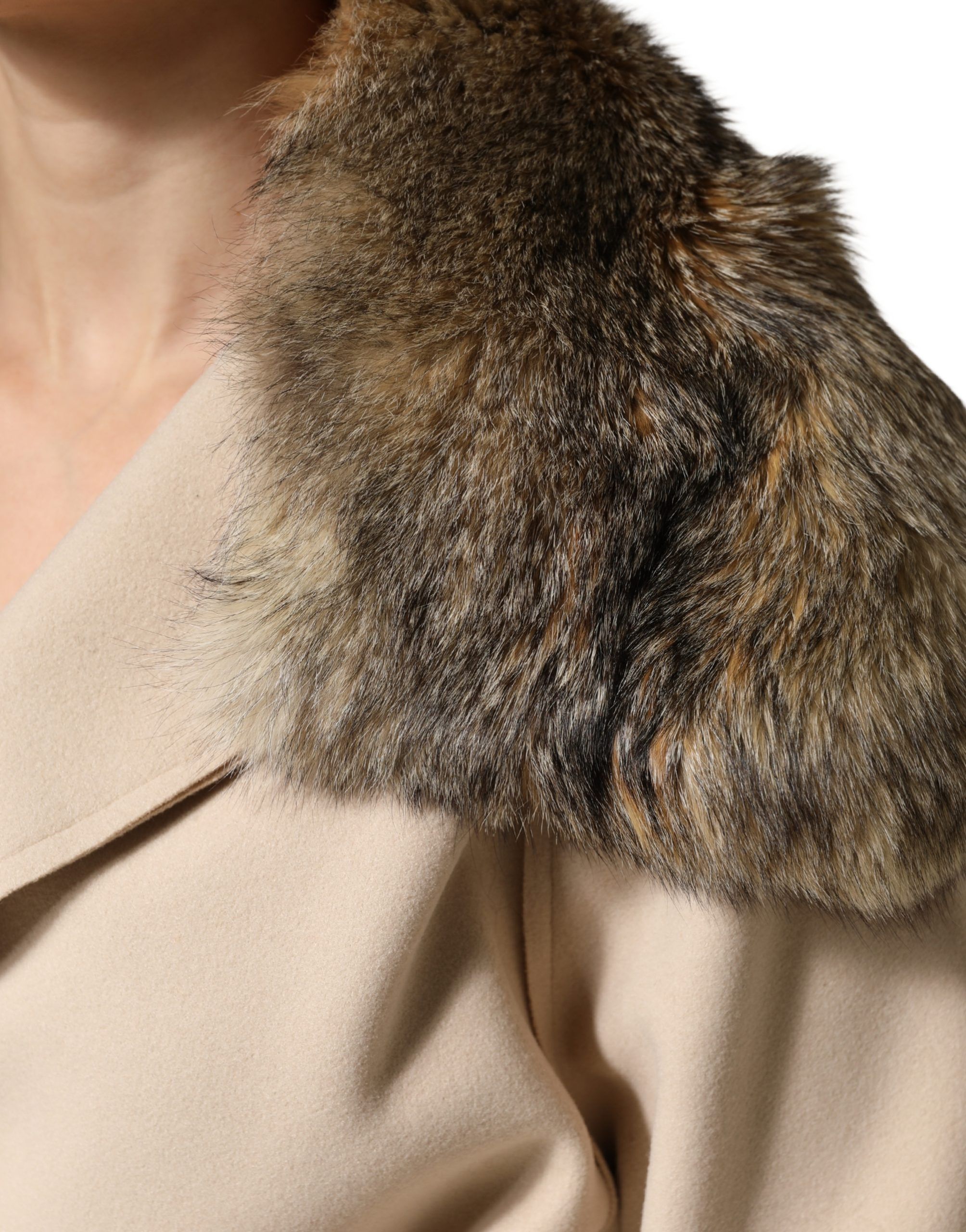 Fur Shoulder Collar Neck Wrap Women's Scarf - Dolce & Gabbana - Modalova