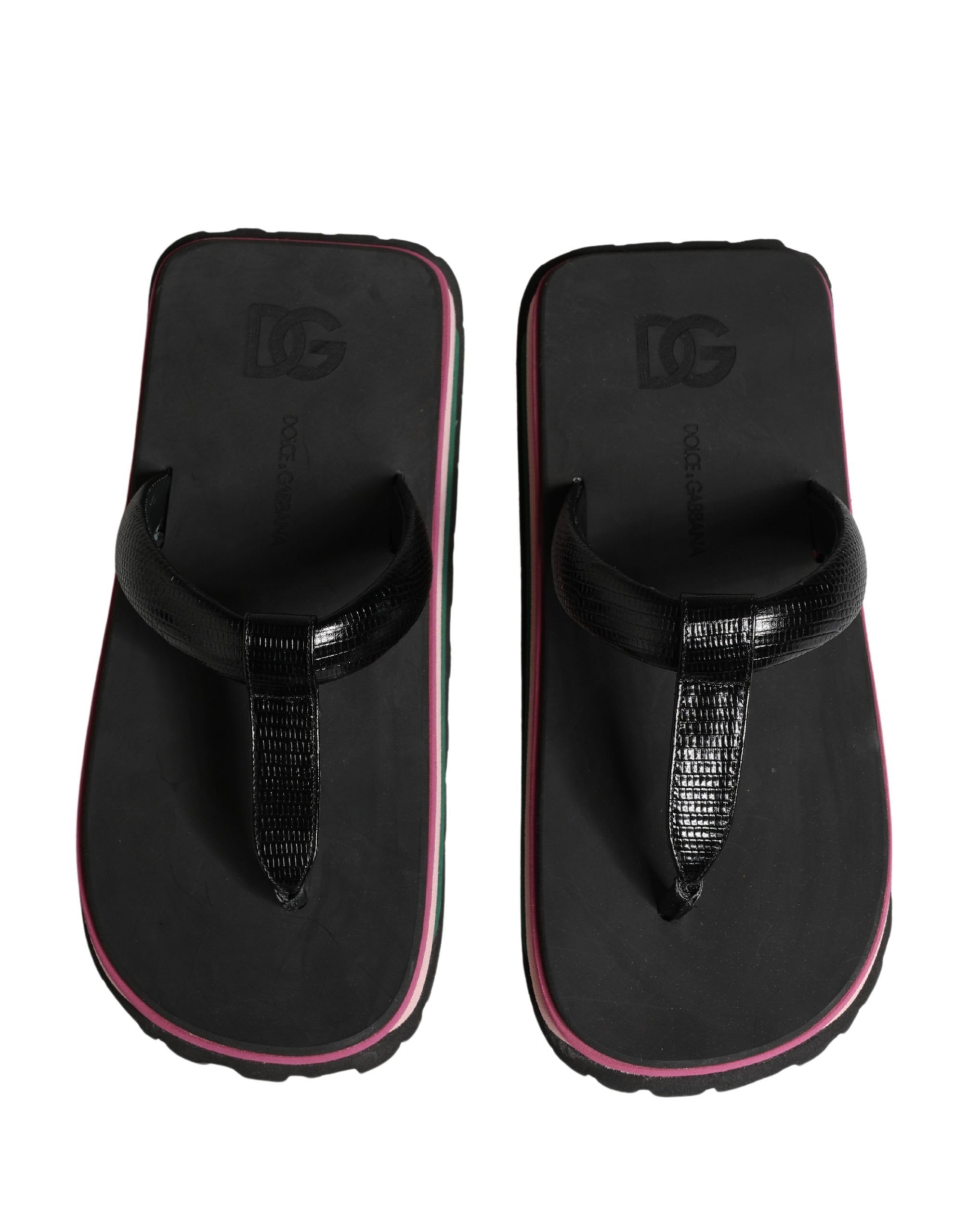 Rubber Chunky Flip Flop Women's Shoes - Dolce & Gabbana - Modalova