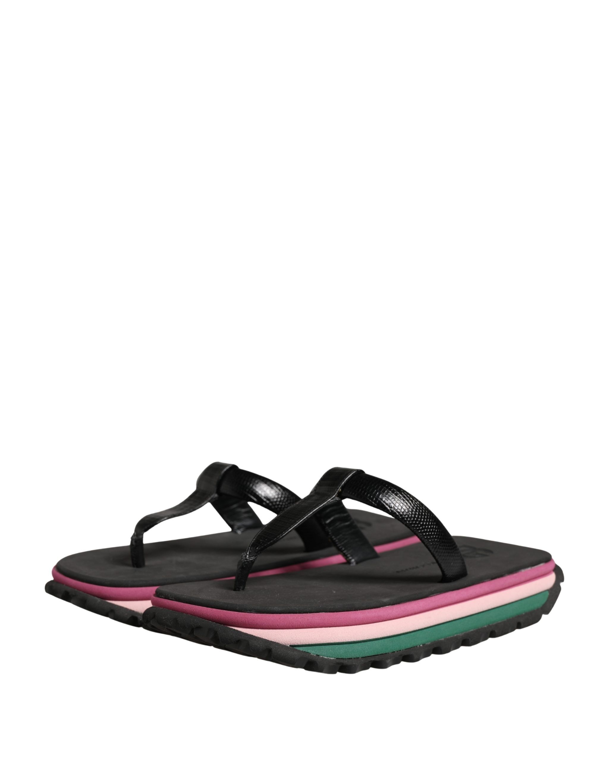 Rubber Chunky Flip Flop Women's Shoes - Dolce & Gabbana - Modalova