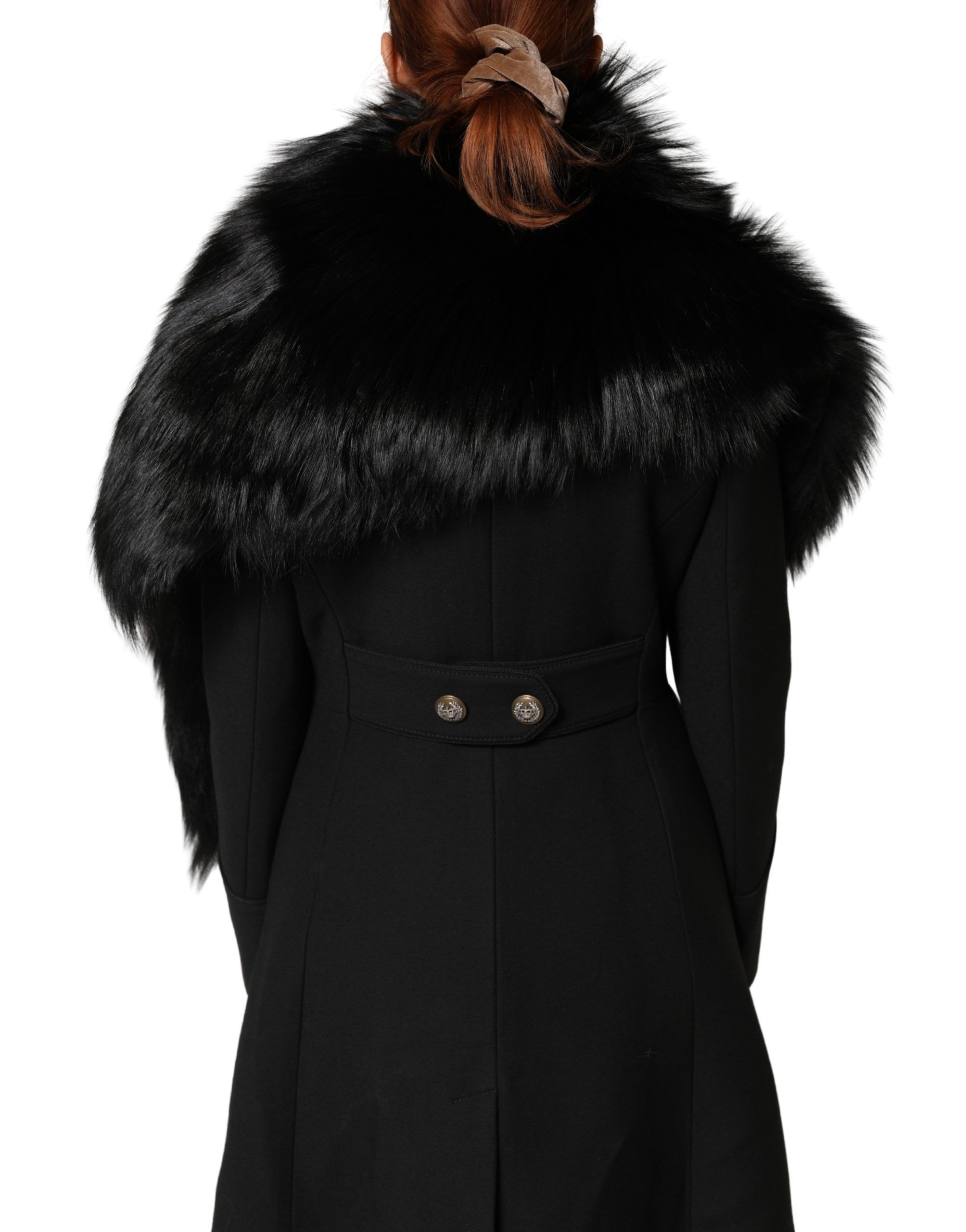 Fox Fur Neck Wrap Warmer Winter Women's Scarf - Dolce & Gabbana - Modalova
