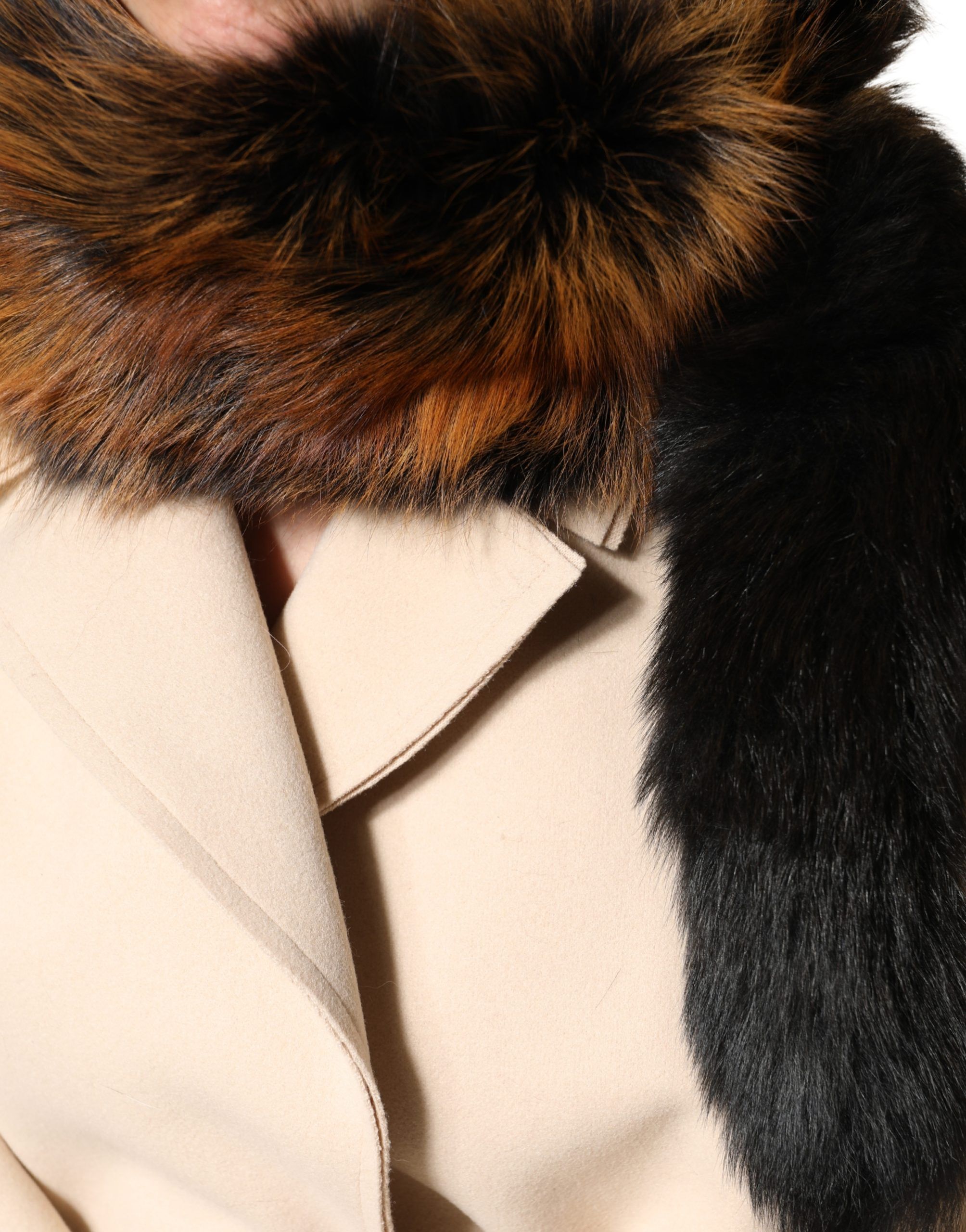 Red Fox Fur Neck Warmer Winter Women's Scarf - Dolce & Gabbana - Modalova