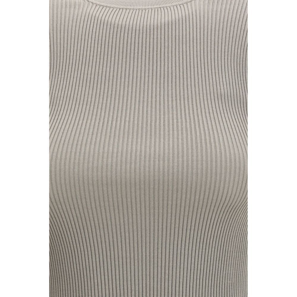 RIER Beige Silk Women's T-Shirt - RIER - Modalova