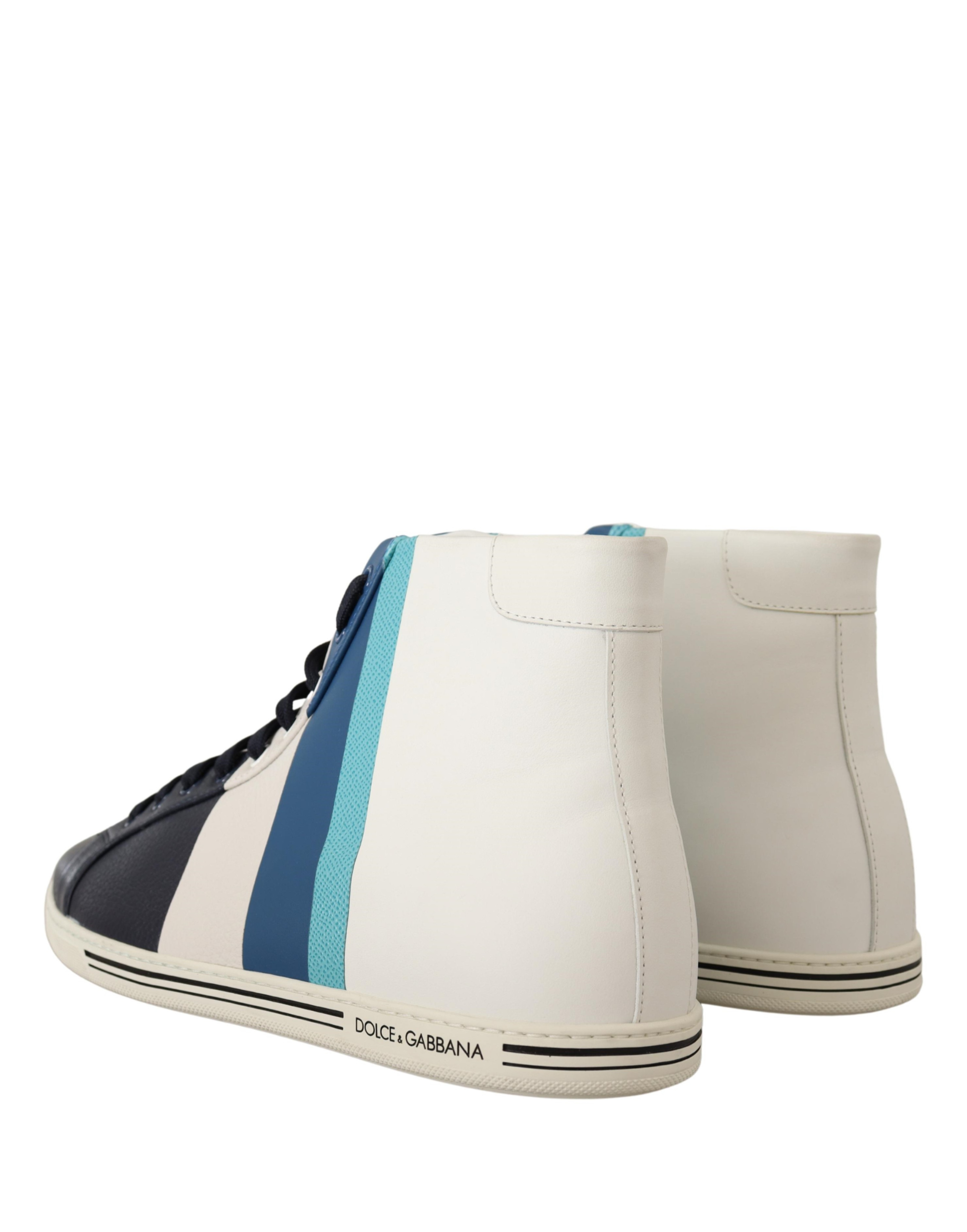 Leather Mid Top Sneakers Men's Shoes - Dolce & Gabbana - Modalova