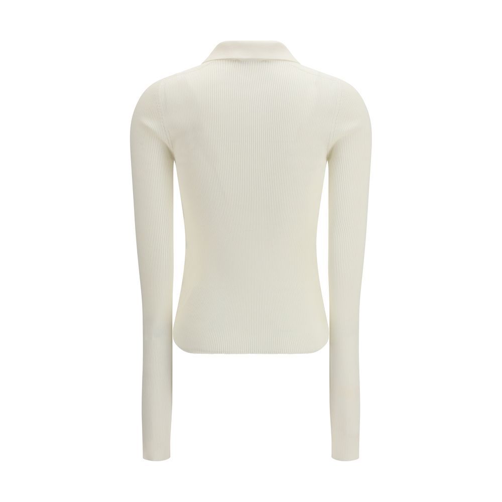 RIER White Silk Polo Women's Shirt - RIER - Modalova