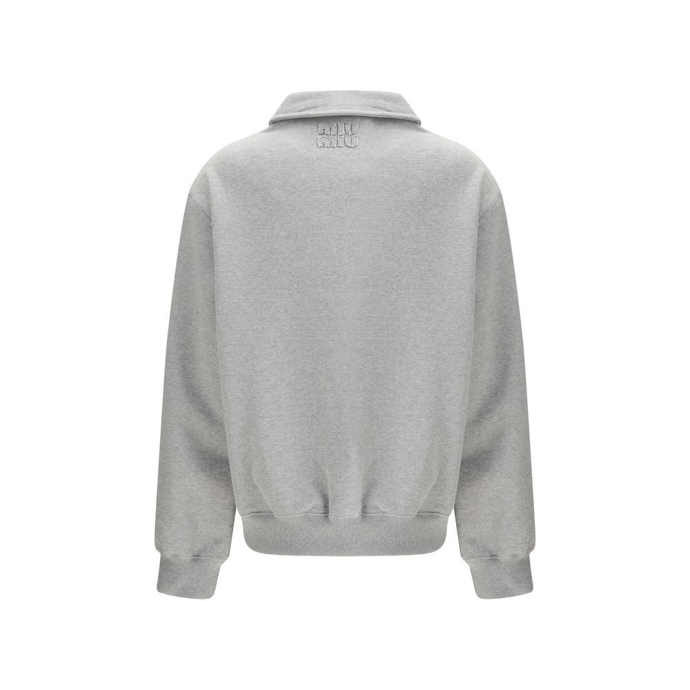 Cotton Women's Sweatshirt - Miu Miu - Modalova