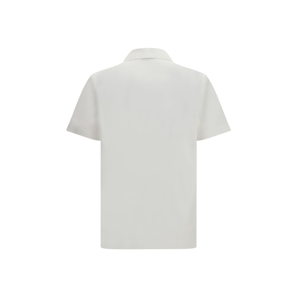 Cotton Polo Men's Shirt - Ferragamo - Modalova
