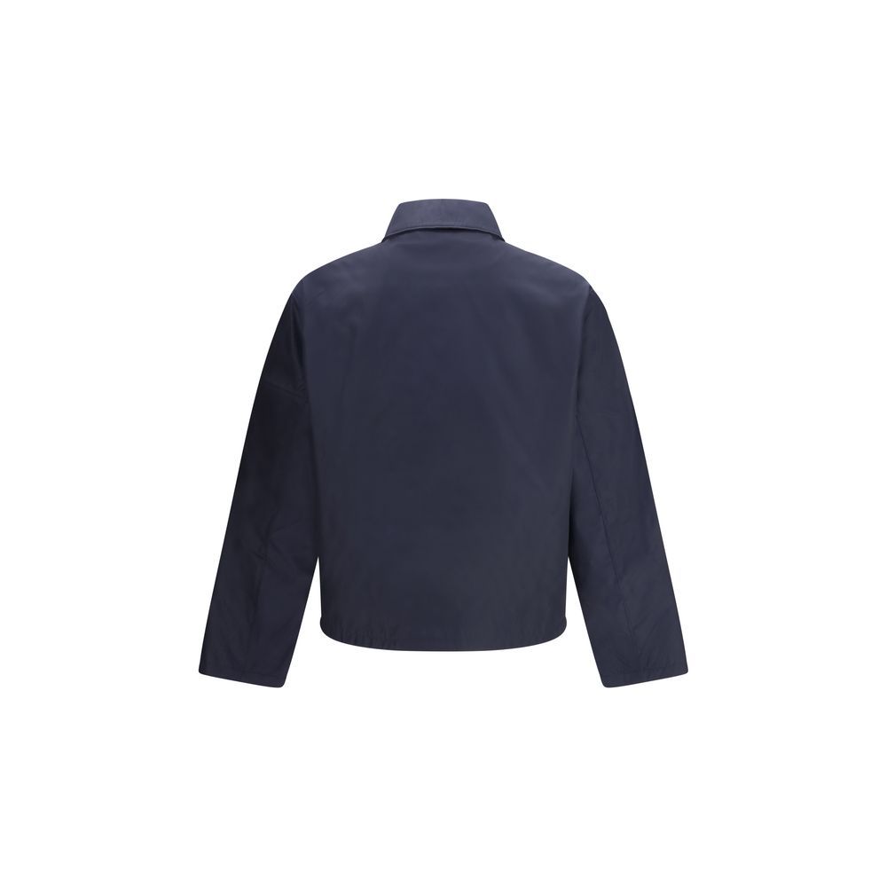 Prada Blue Nylon Shell Men's Jacket - Prada - Modalova