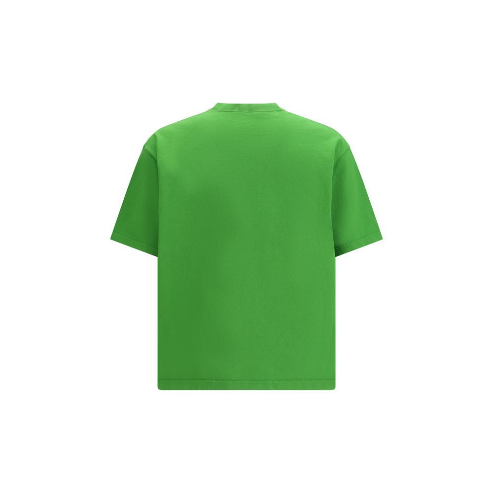 Prada Bicolor Cotton Men's T-Shirt - Prada - Modalova