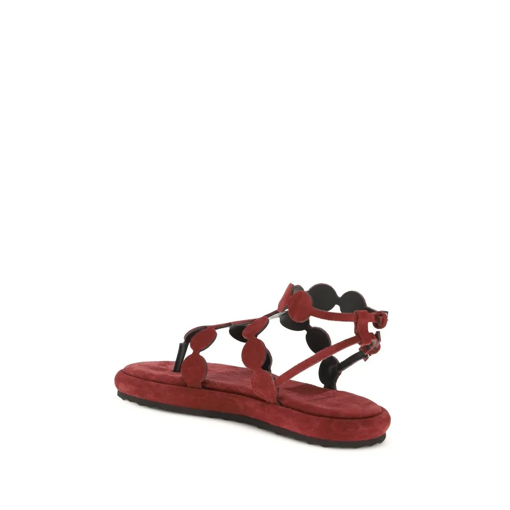 Calf Leather Bos Taurus Platform Women's Sandals - Pierre Hardy - Modalova