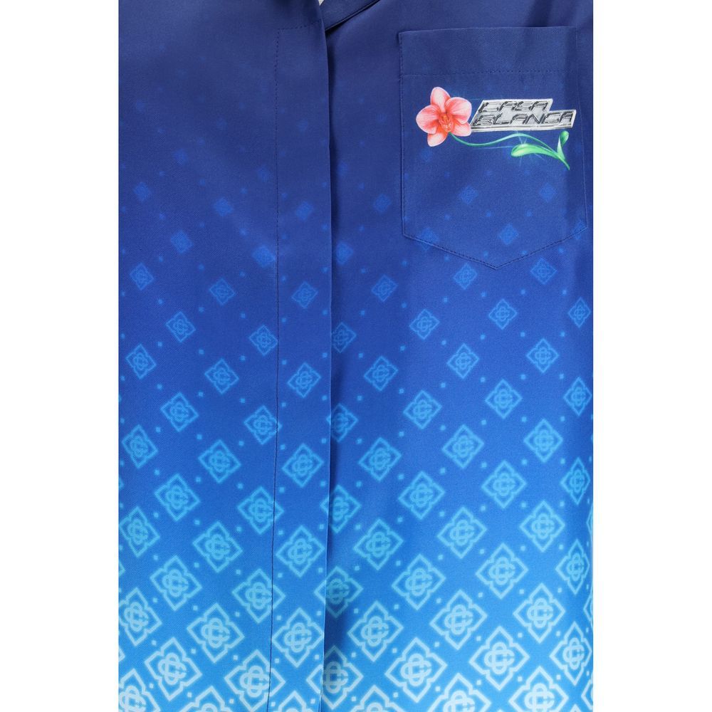 Silk Pattern Women's Shirt - Casablanca - Modalova