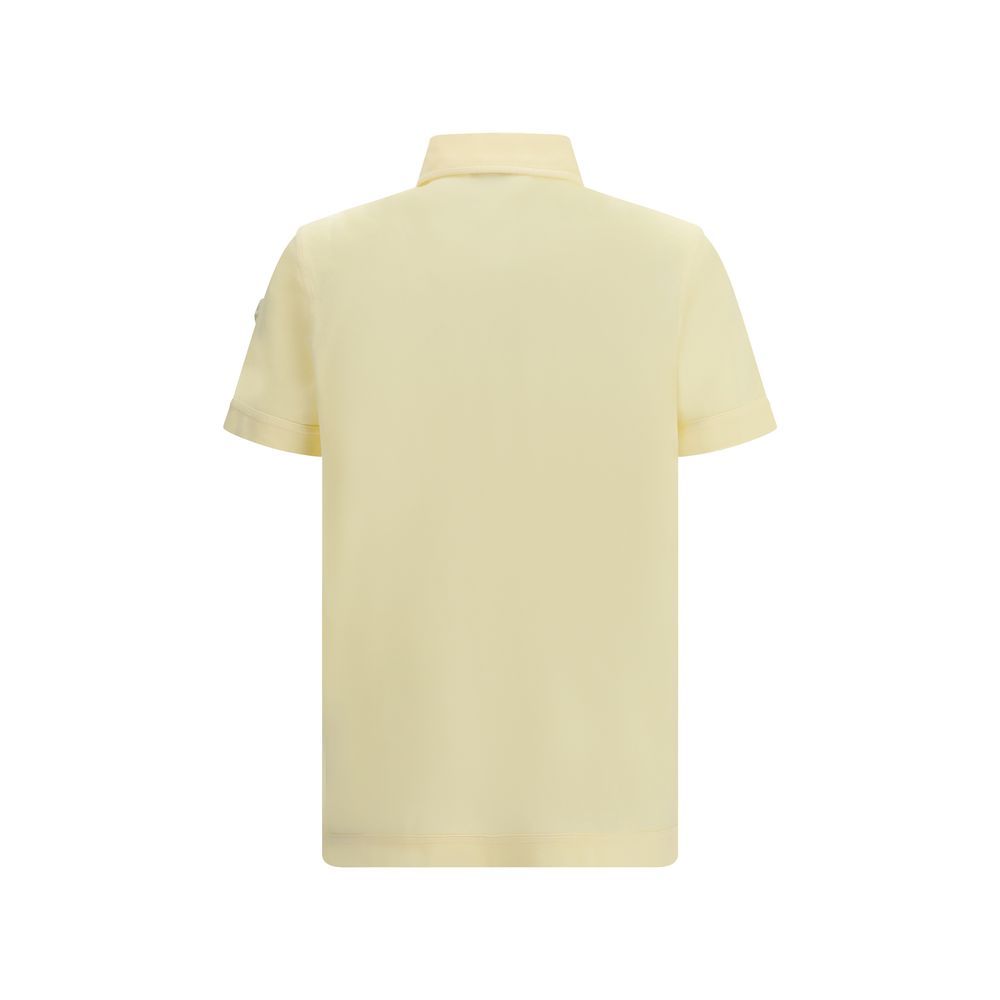 Cotton Polo Men's Shirt - Moncler - Modalova