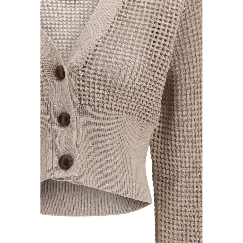 Cotton Women's Cardigan - Brunello Cucinelli - Modalova