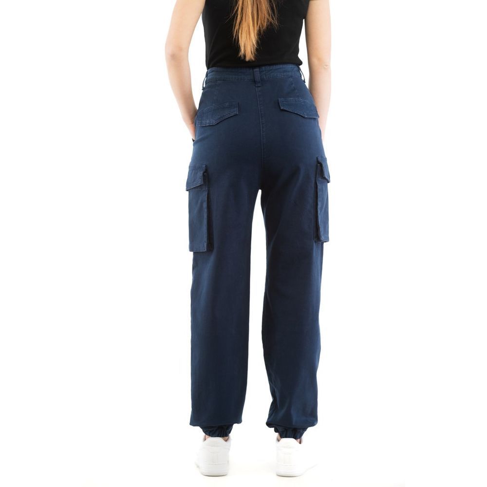 Cotton Cargo Women's Pants - Moschino - Modalova