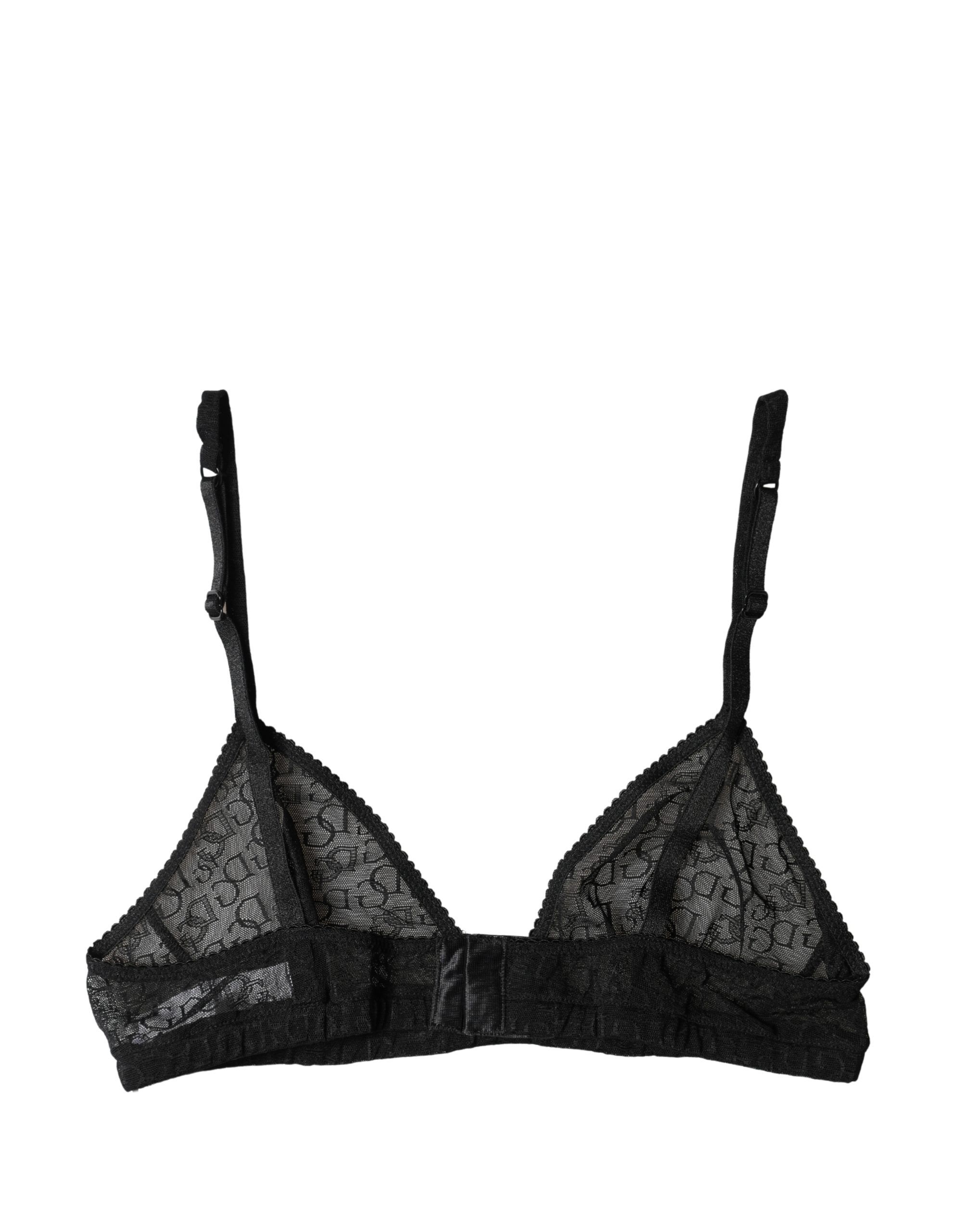 Logo Mania Sheer Soft Cup Bra Women's Underwear - Dolce & Gabbana - Modalova