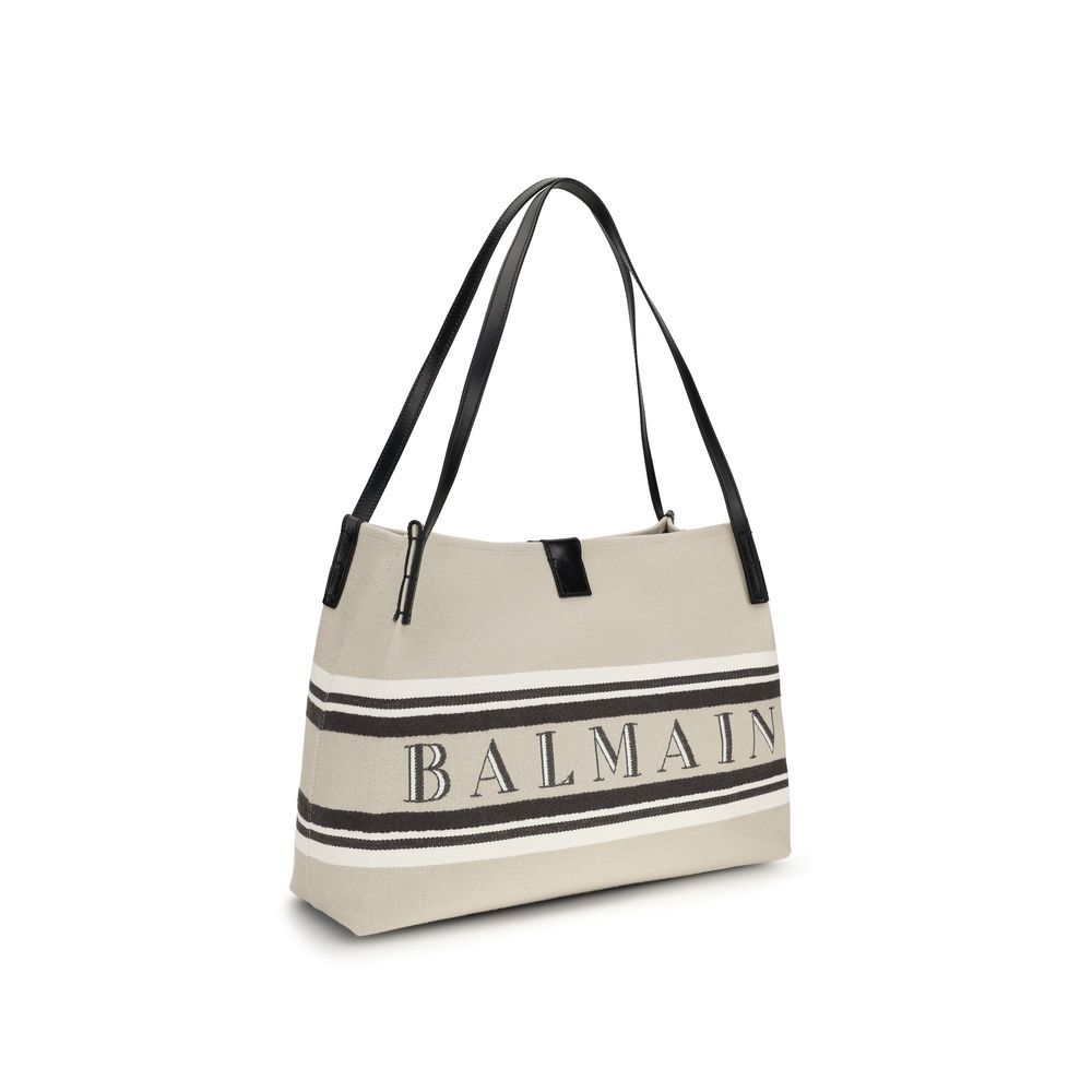 Cotton Shoulder Women's Bag - Balmain - Modalova