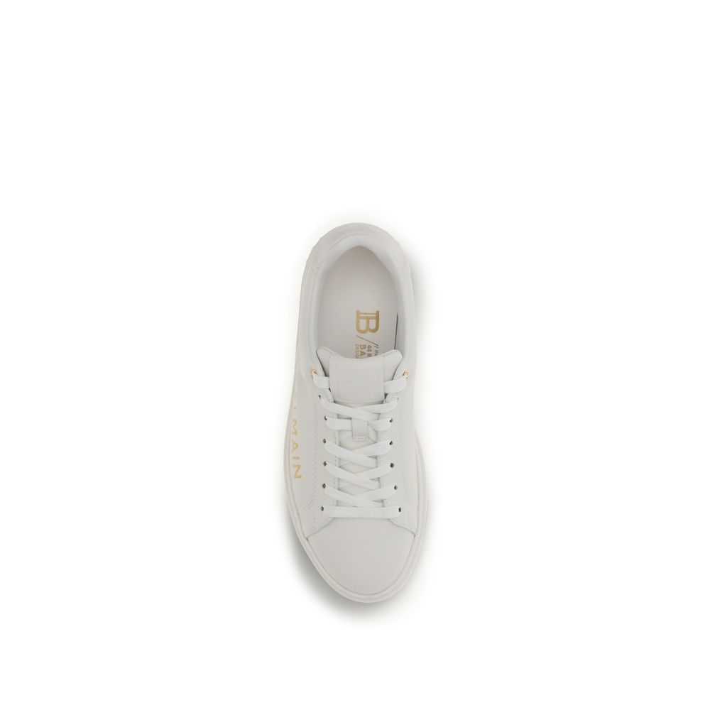 Calf Leather Bos Taurus Low Top Women's Sneakers - Balmain - Modalova