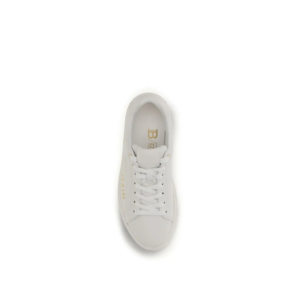 Calf Leather Bos Taurus Low Top Women's Sneakers - Balmain - Modalova