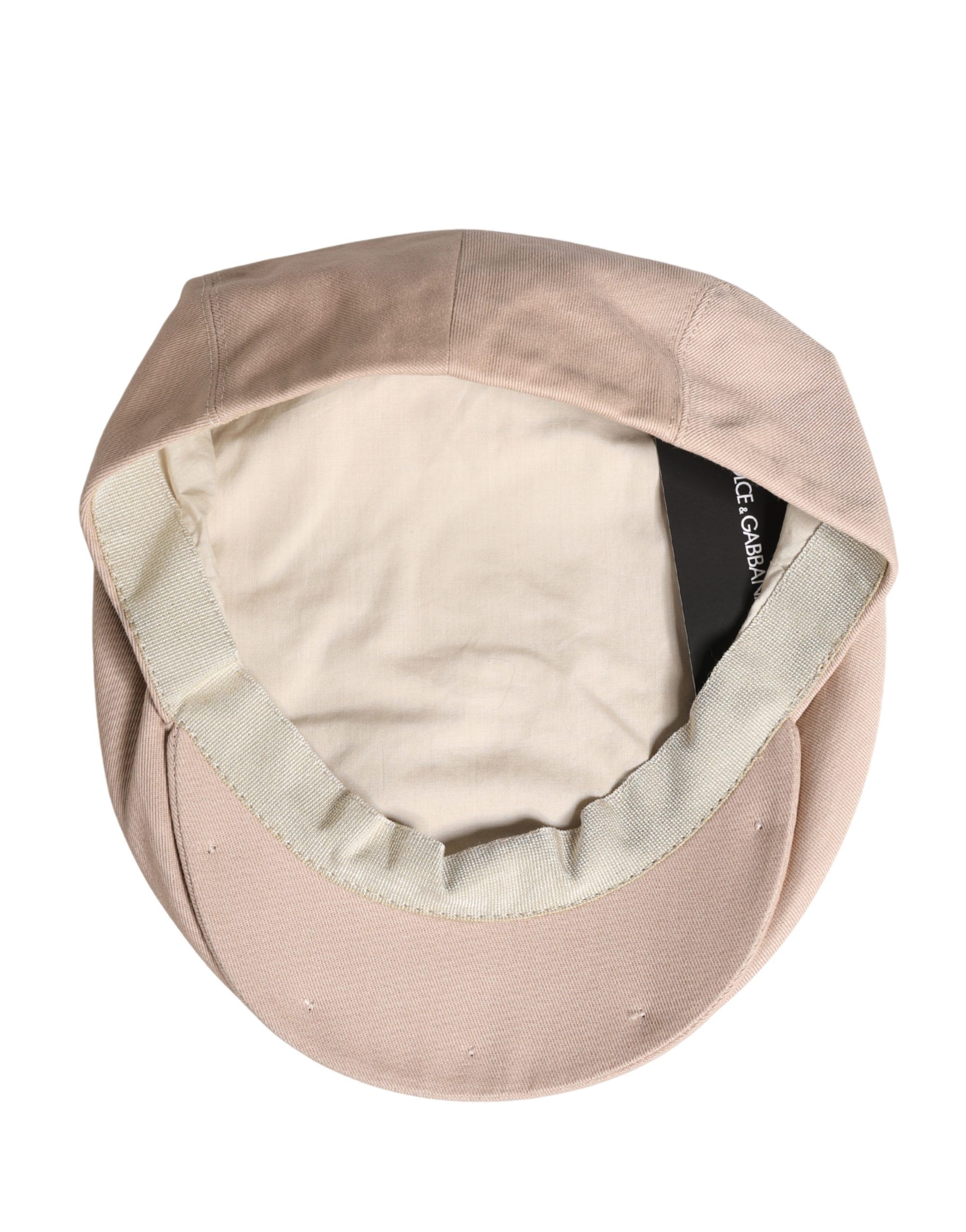 Men Cotton Newsboy Cloth Capello Men's Hat - Dolce & Gabbana - Modalova