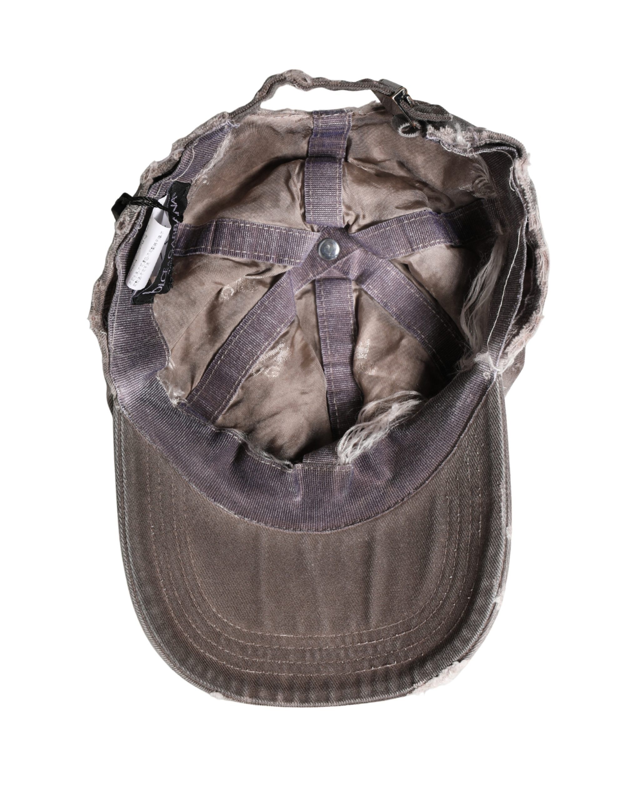 Men Cotton Distressed Baseball Capello Men's Hat - Dolce & Gabbana - Modalova