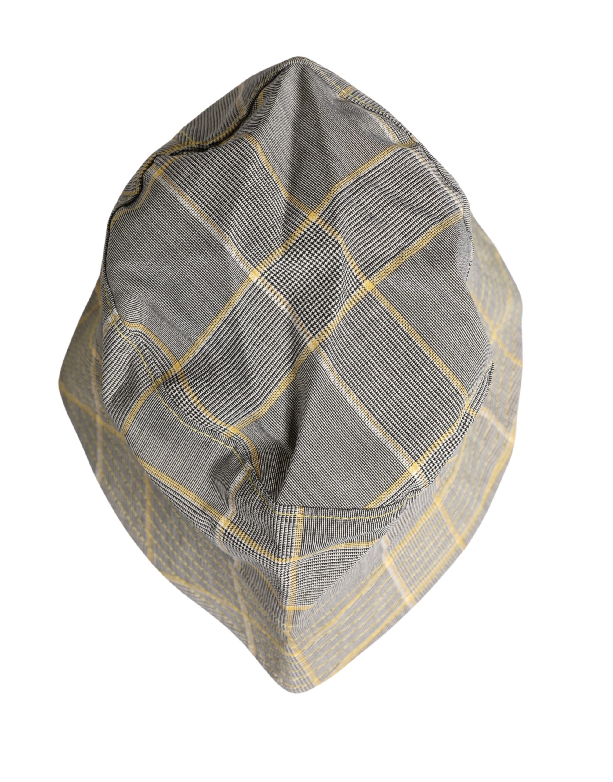Men Checkered Bucket Fisherman Capello Men's Hat - Dolce & Gabbana - Modalova
